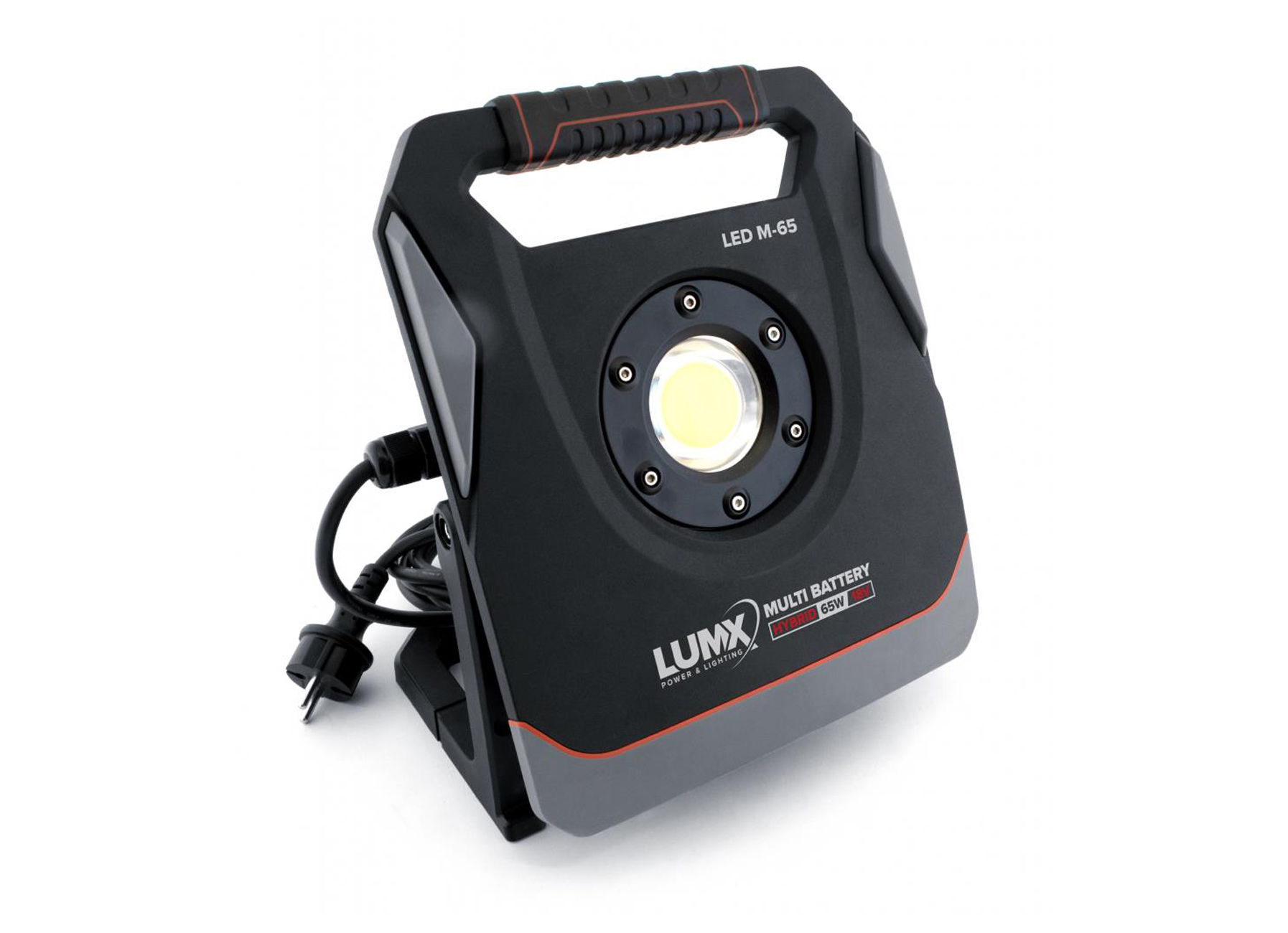 LUMX MULTI-BATTERY M-65 PROJECTEUR HYBRID LED 65W IP 54