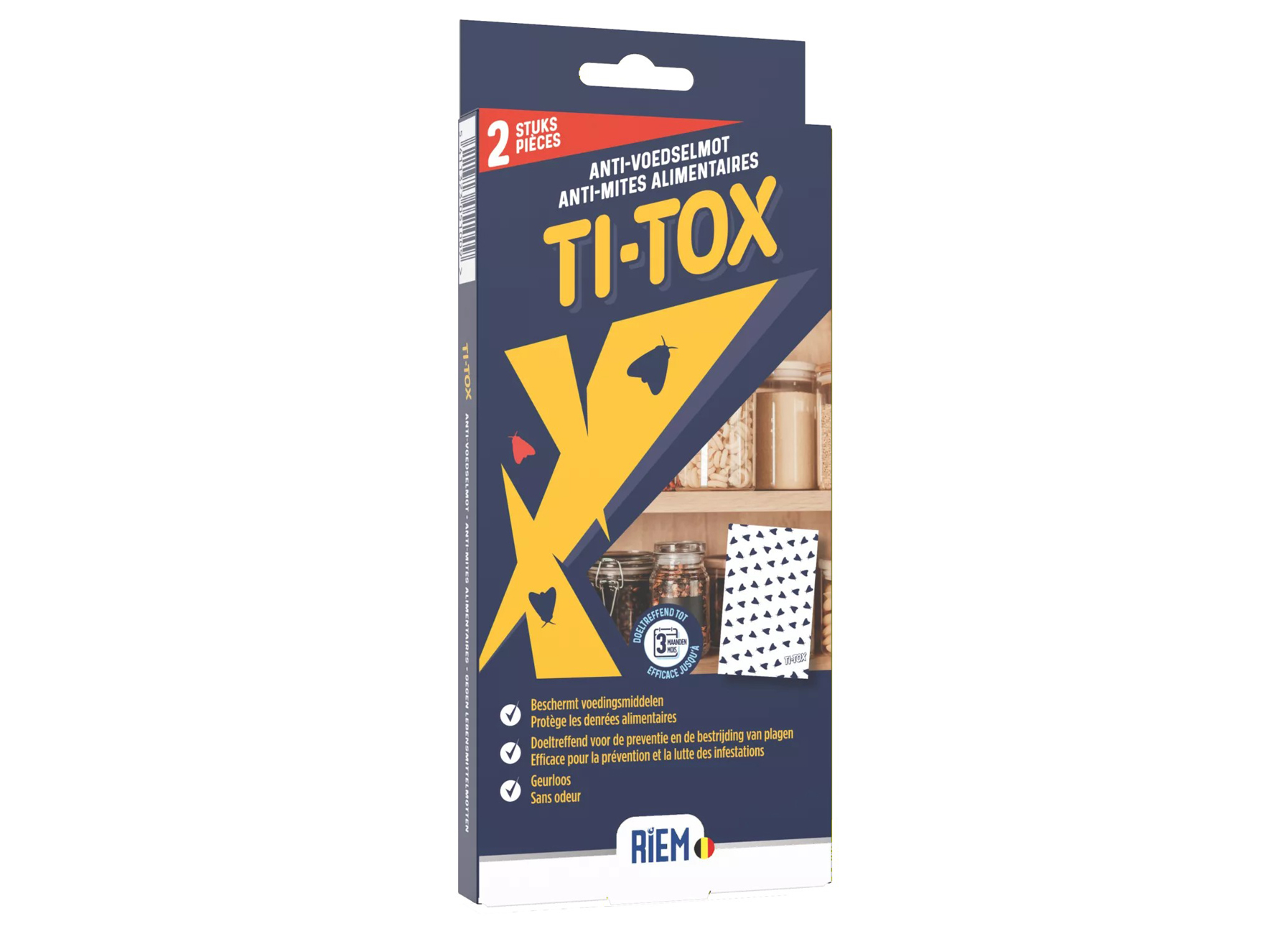 RIEM TI-TOX ANTI-VOEDSELMOT (2 STK)