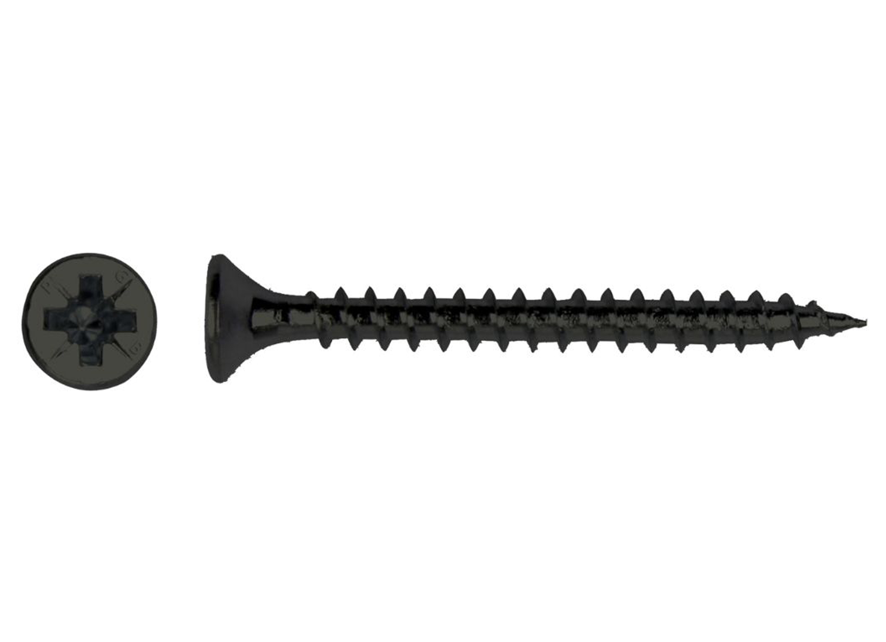 VIS A PANNEAUX TF-Z NOIR FILETAGE COMPLET Ø5X50MM - 10 PIECES