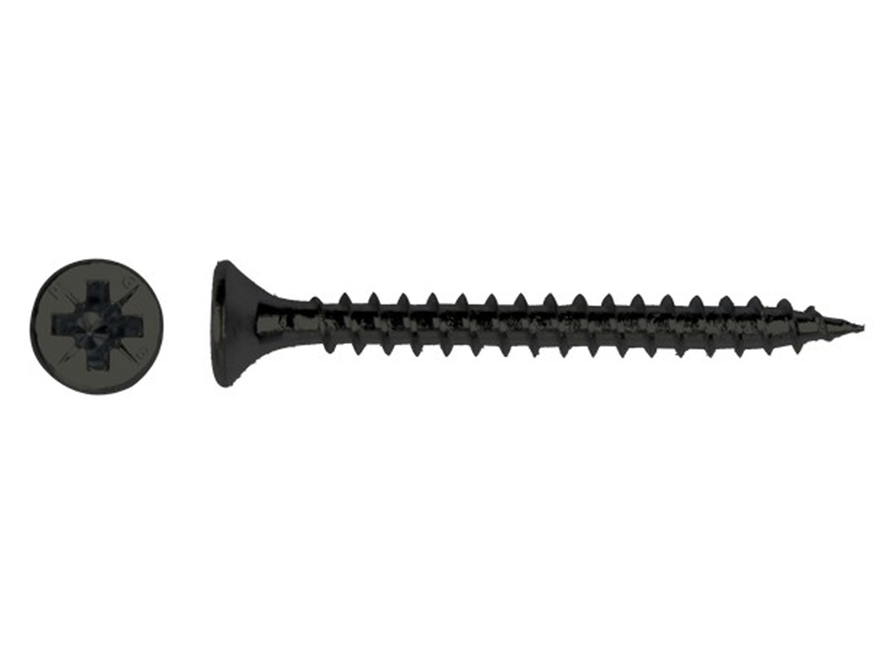  VIS A PANNEAUX TF-Z NOIR FILETAGE COMPLET Ø4,0X25MM 200 PCS