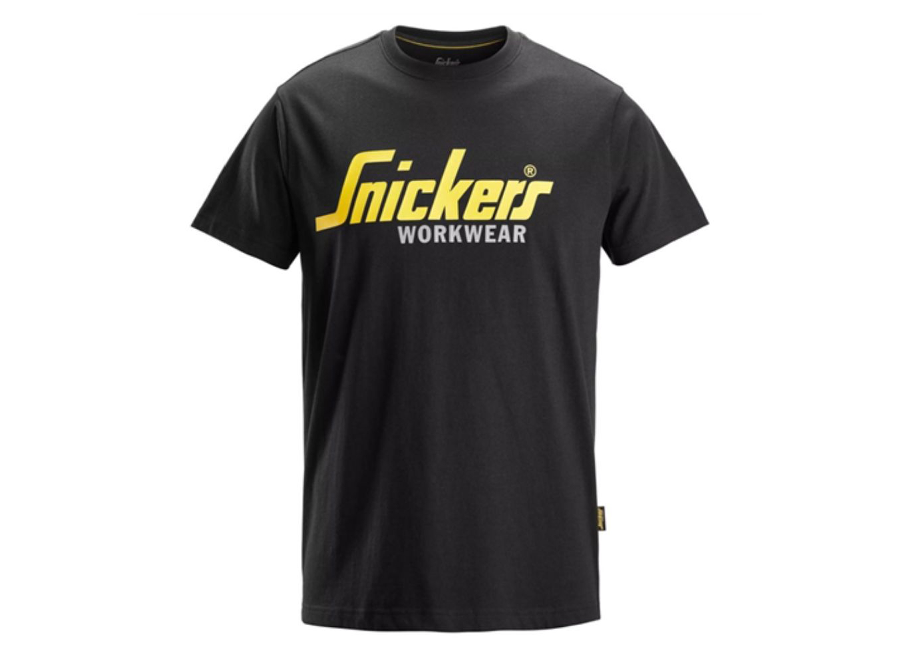 SNICKERS T-SHIRT CLASSIQUE LOGO NOIR TAILLE: M