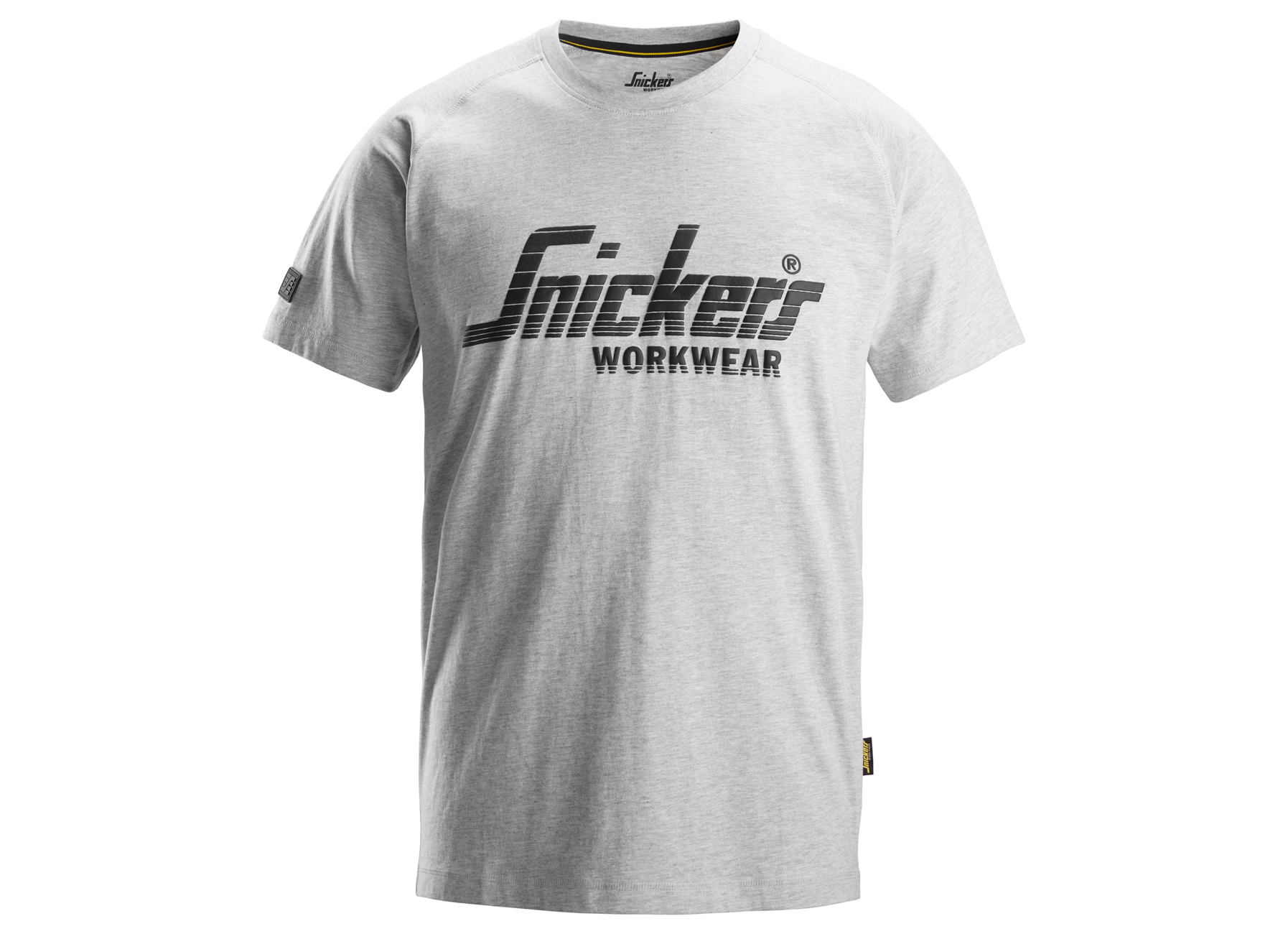 SNICKERS T-SHIRT GRIS MELANGE LOGO TAILLE: L