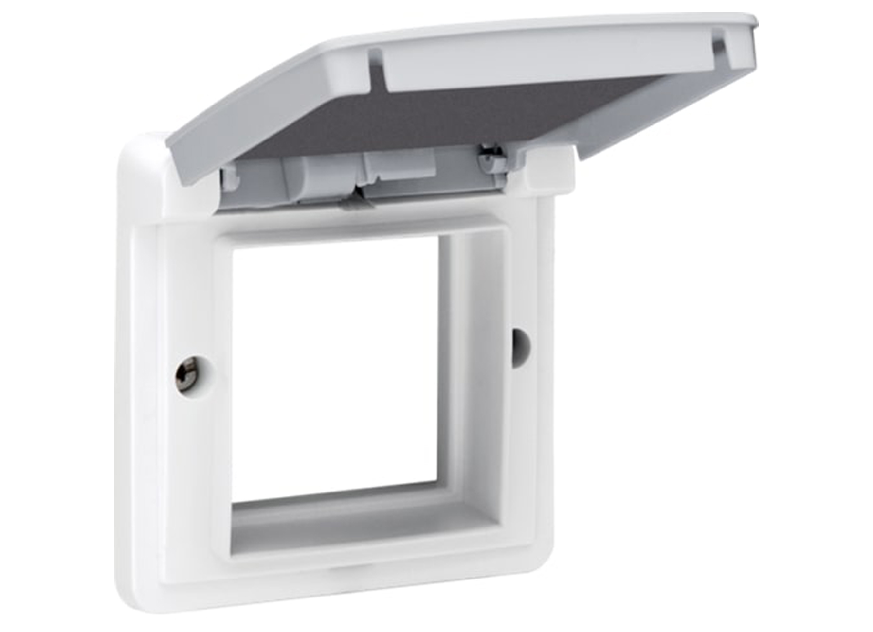 NIKO CADRE D'ADAPTION AVEC CLAPET 45X45MM GRIS