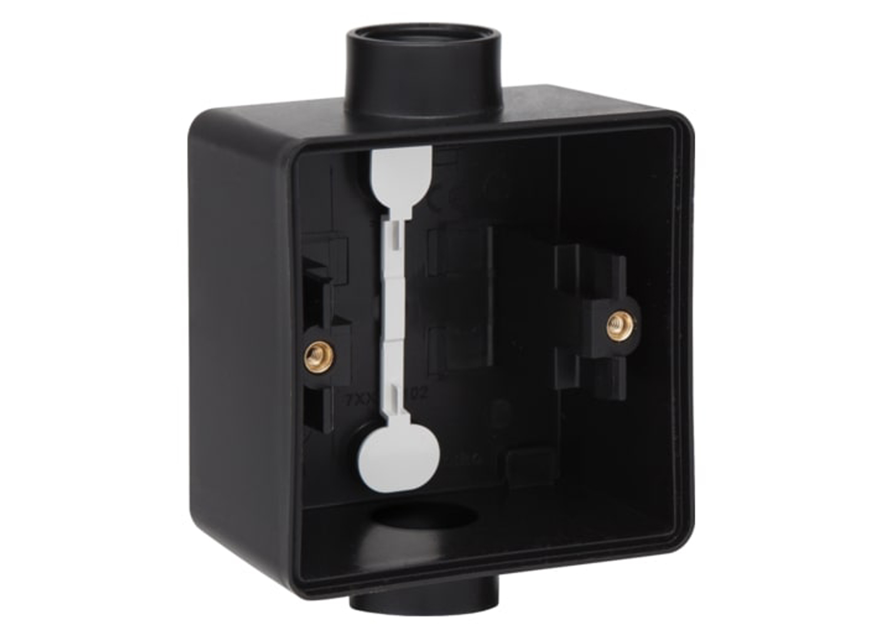 NIKO HYDRO BOITIER SIMPLE EN SAILLIE 1+1 ENTREES M20 NOIR