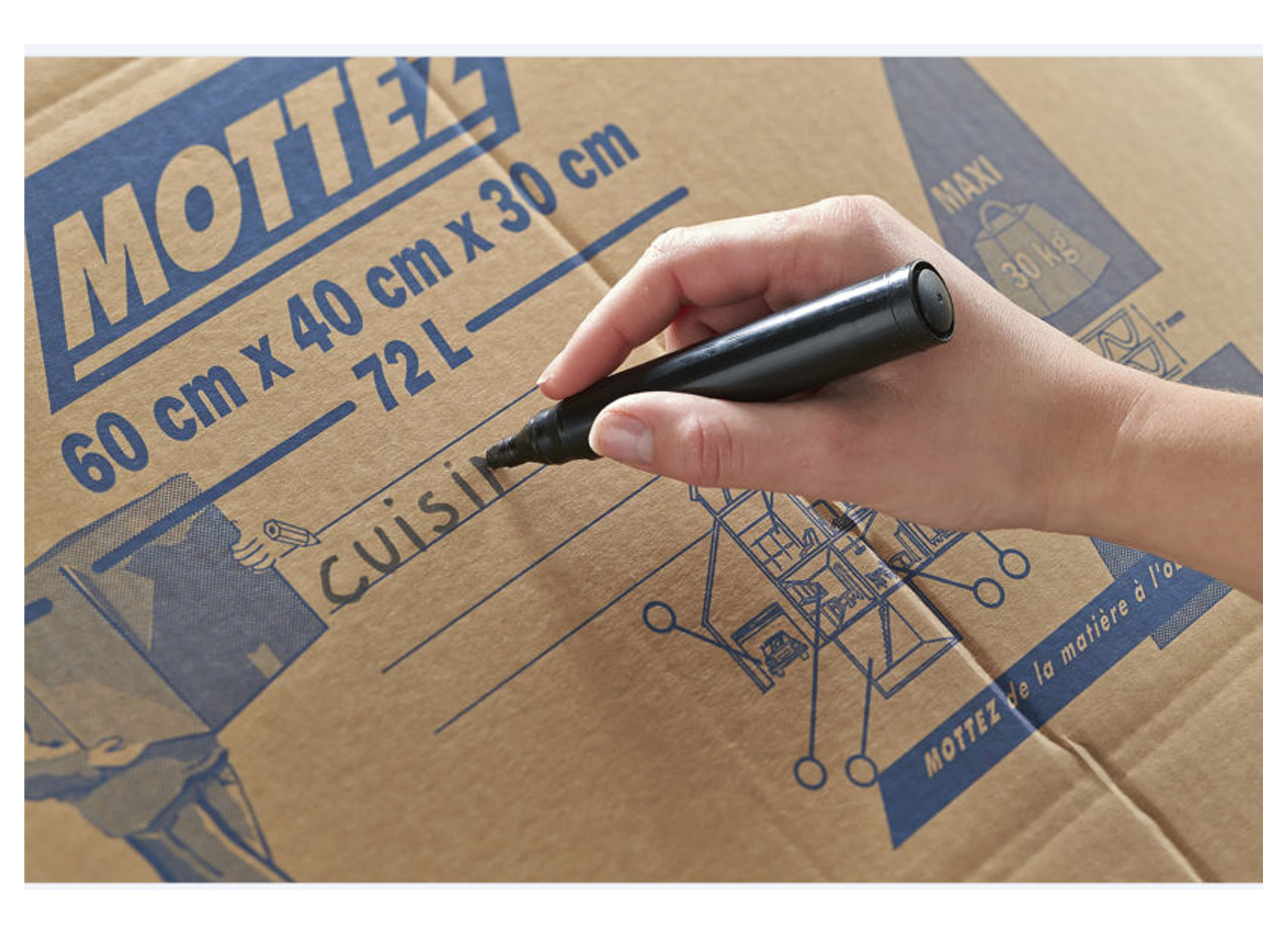 MOTTEZ MARQUEUR NOIR PERMANENT