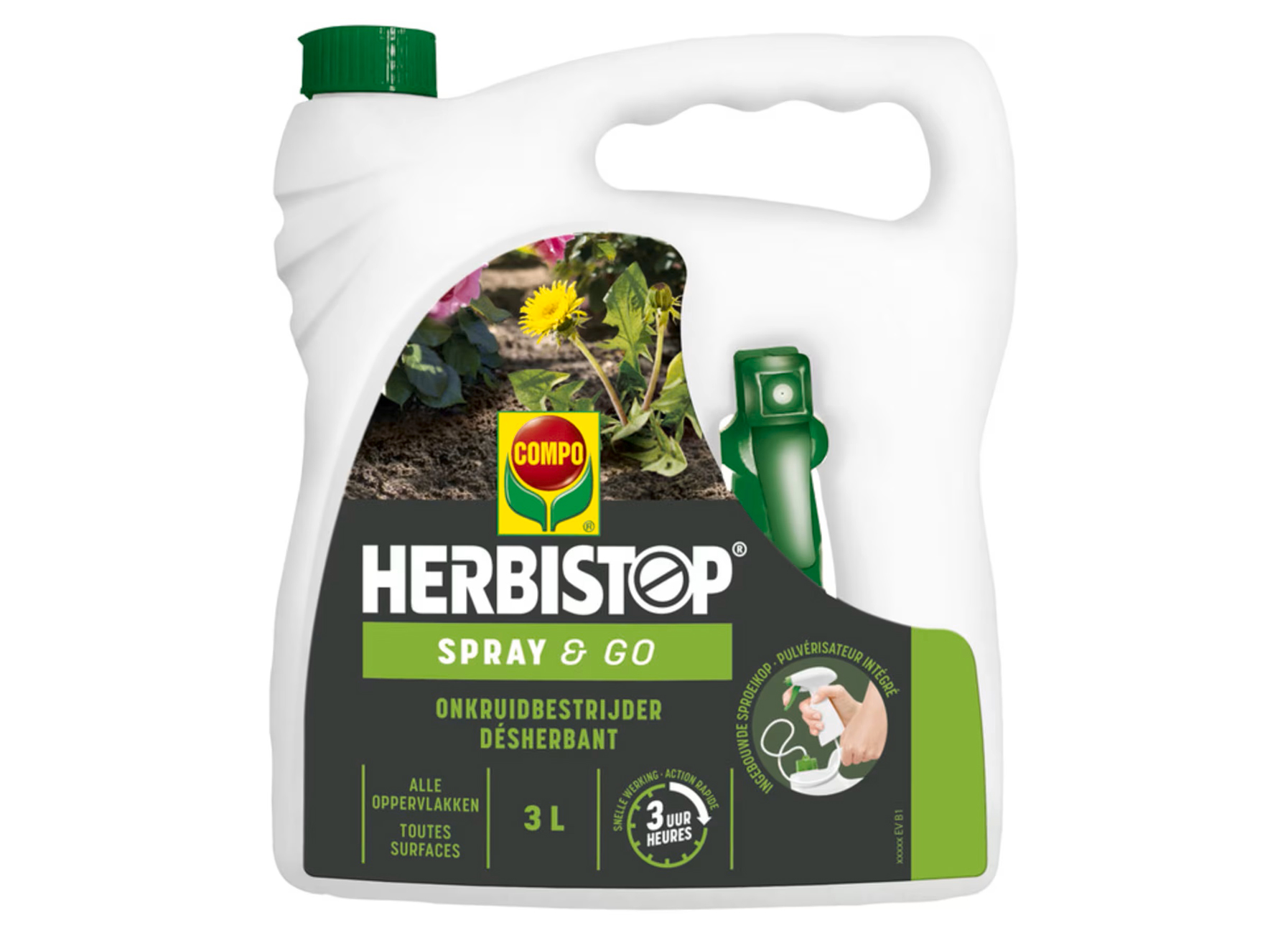 COMPO HERBISTOP SPRAY & GO TOUTES SURFACES 3L