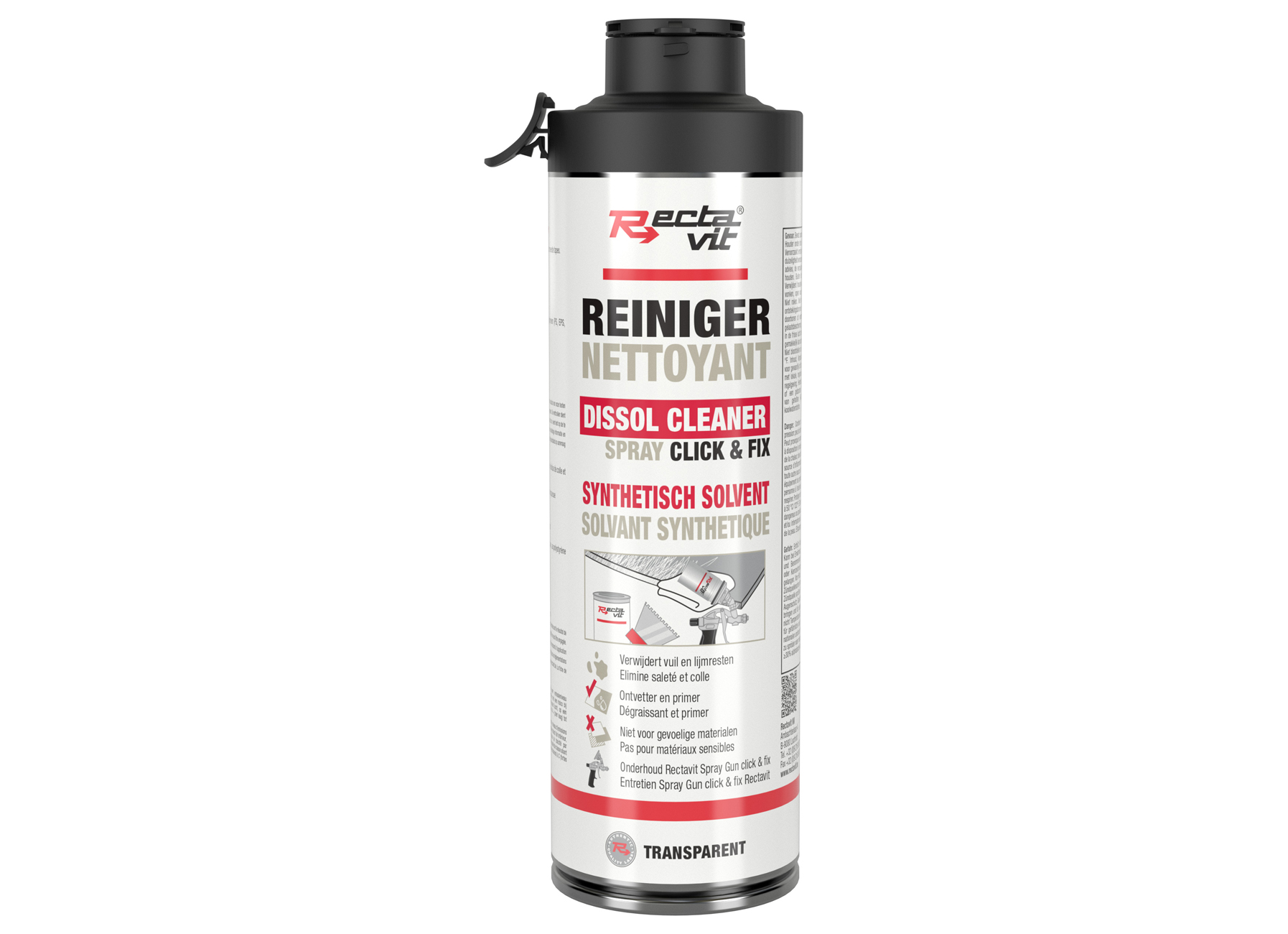 RECTAVIT DISSOL CLEANER SPRAY CLICK & FIX 500ML