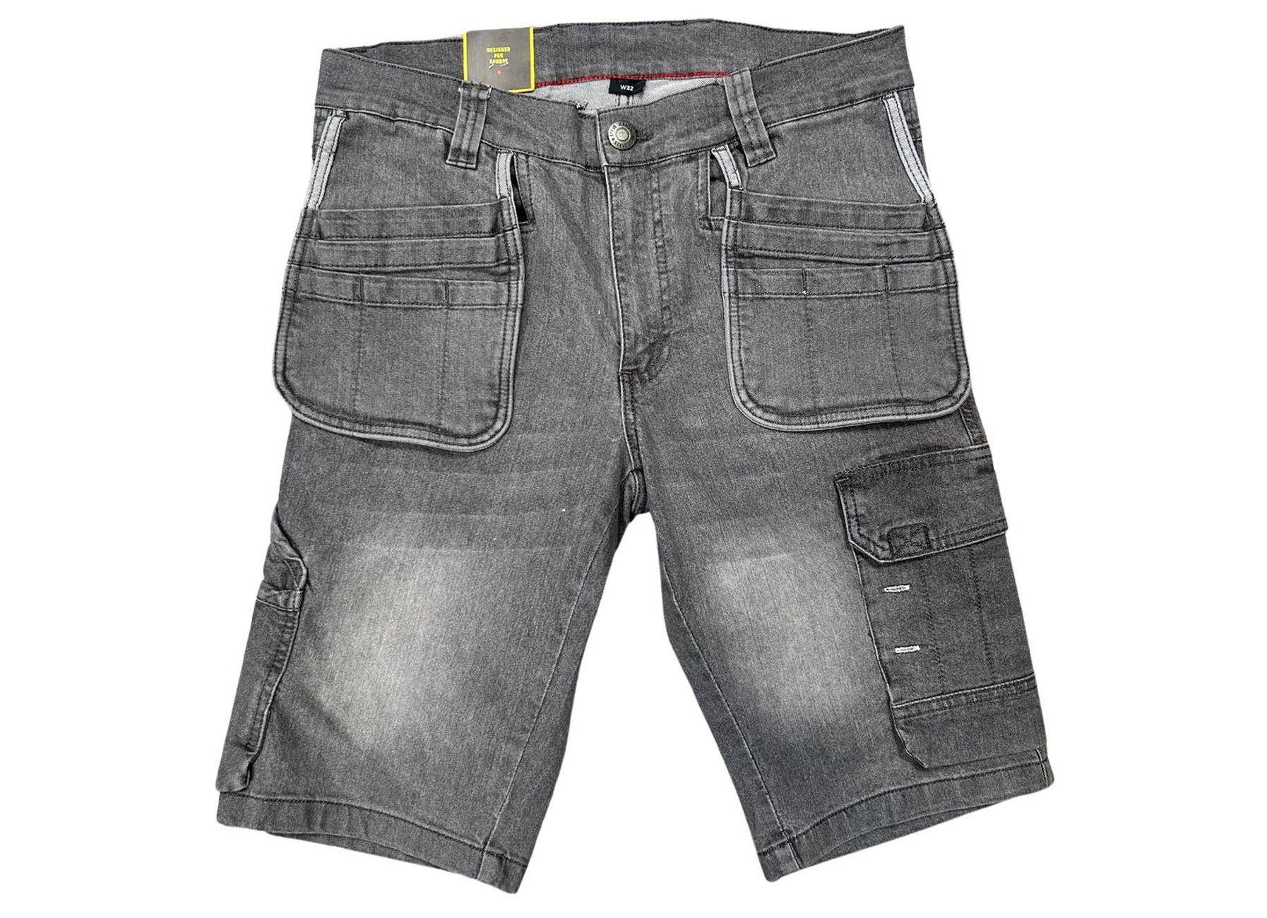 STEVEJEANS MENDURA SHORT GREY DENIM 32