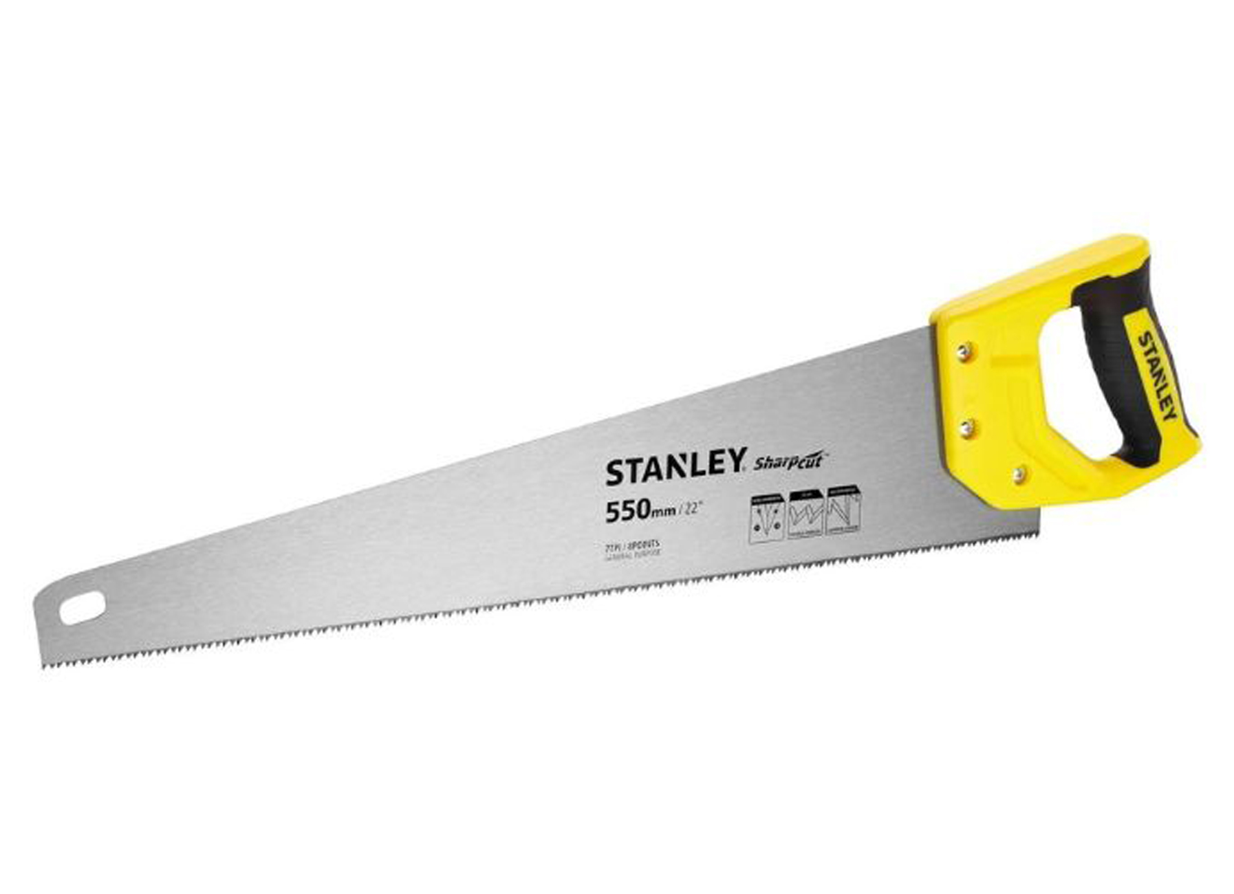 STANLEY SHARPCUT UNIVERSELE HANDZAAG 550MM - 7TPI