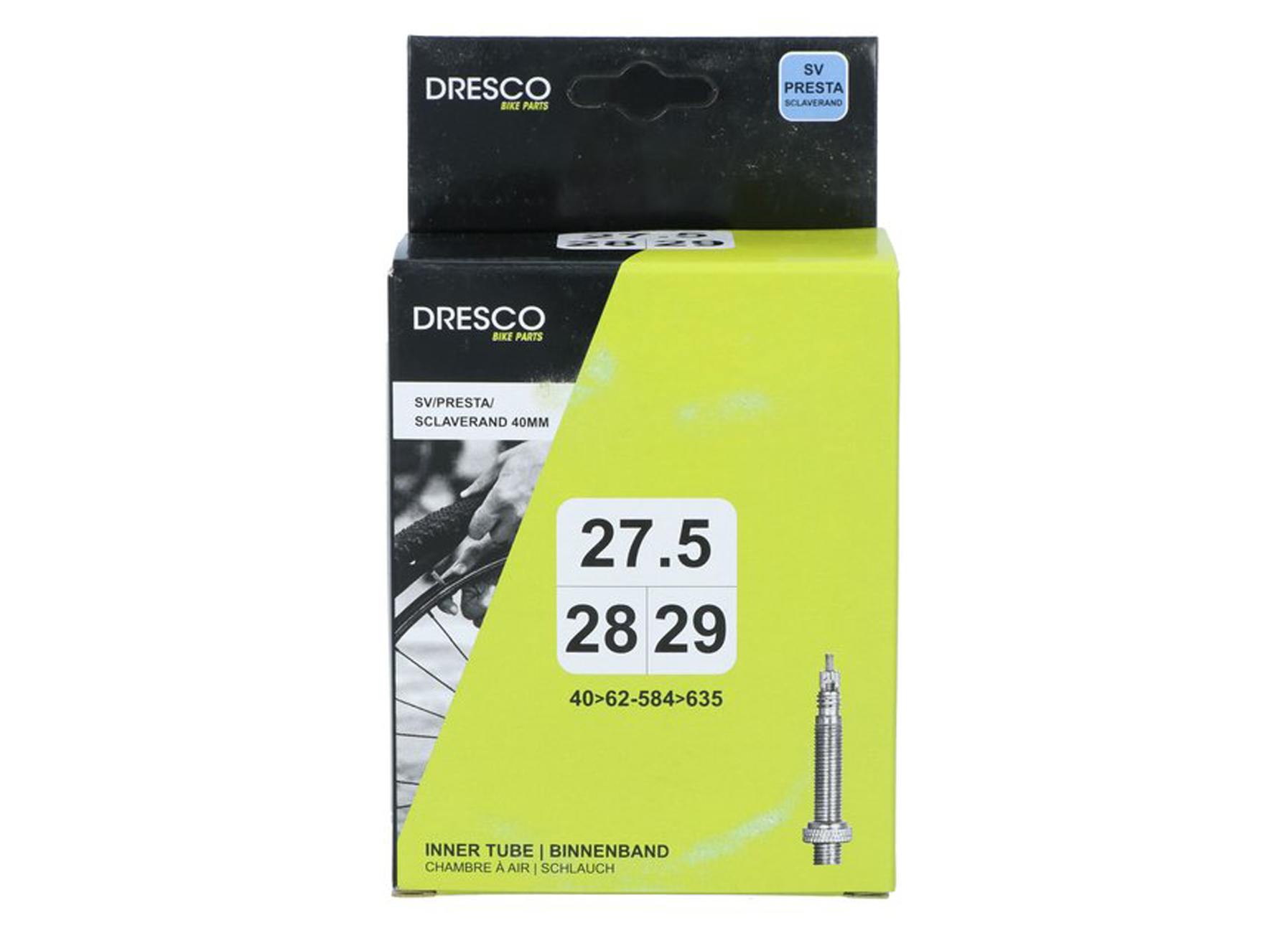BINNENBAND 27,5/28/29 PRESTA VENTIEL 40MM