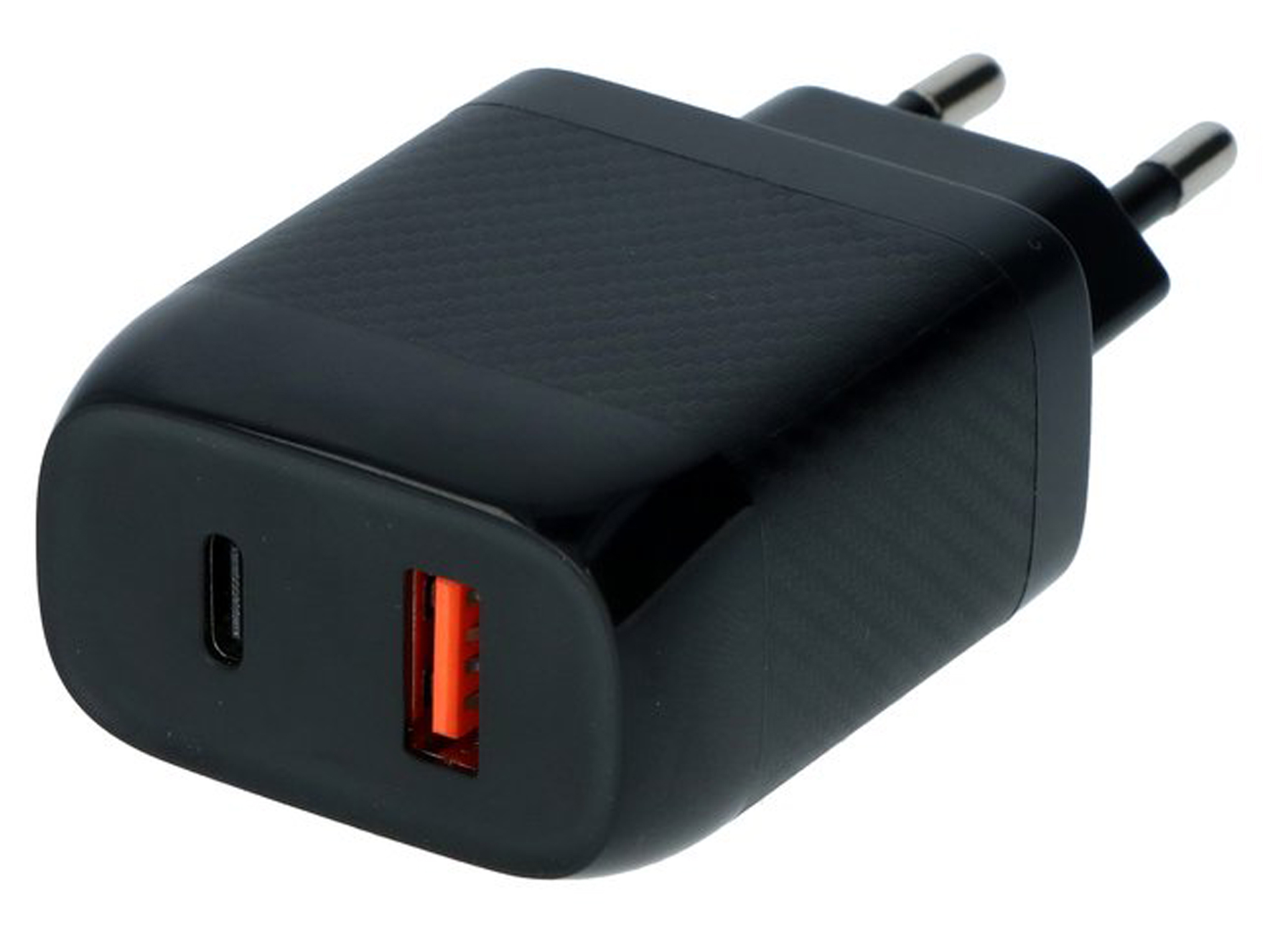 CARPOINT CHARGEUR RAPIDE MURAL DUO 20W USB-C + 18W USB 3.0