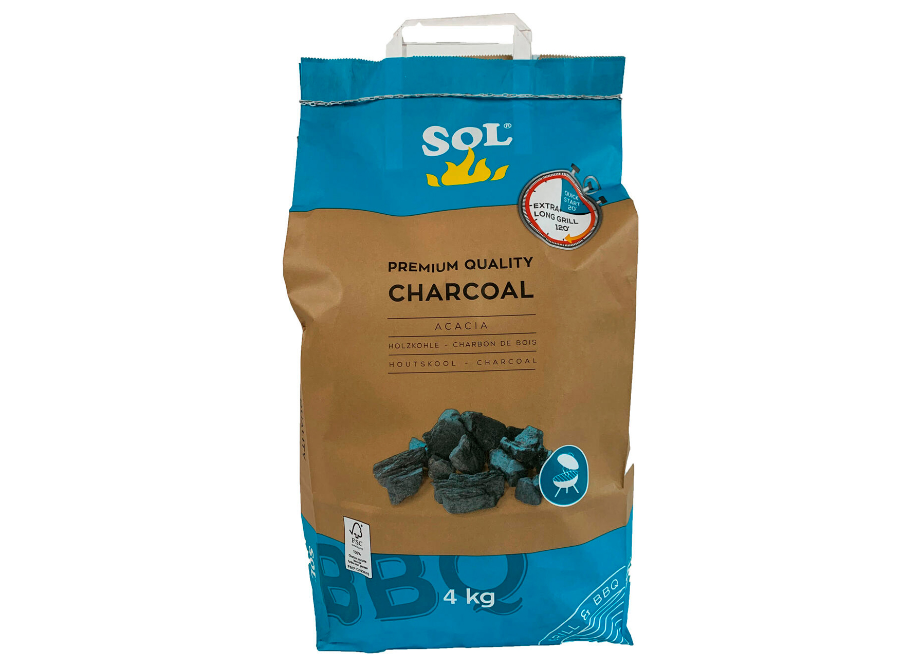 HOUTSKOOL GEZUIVERD 4 KG