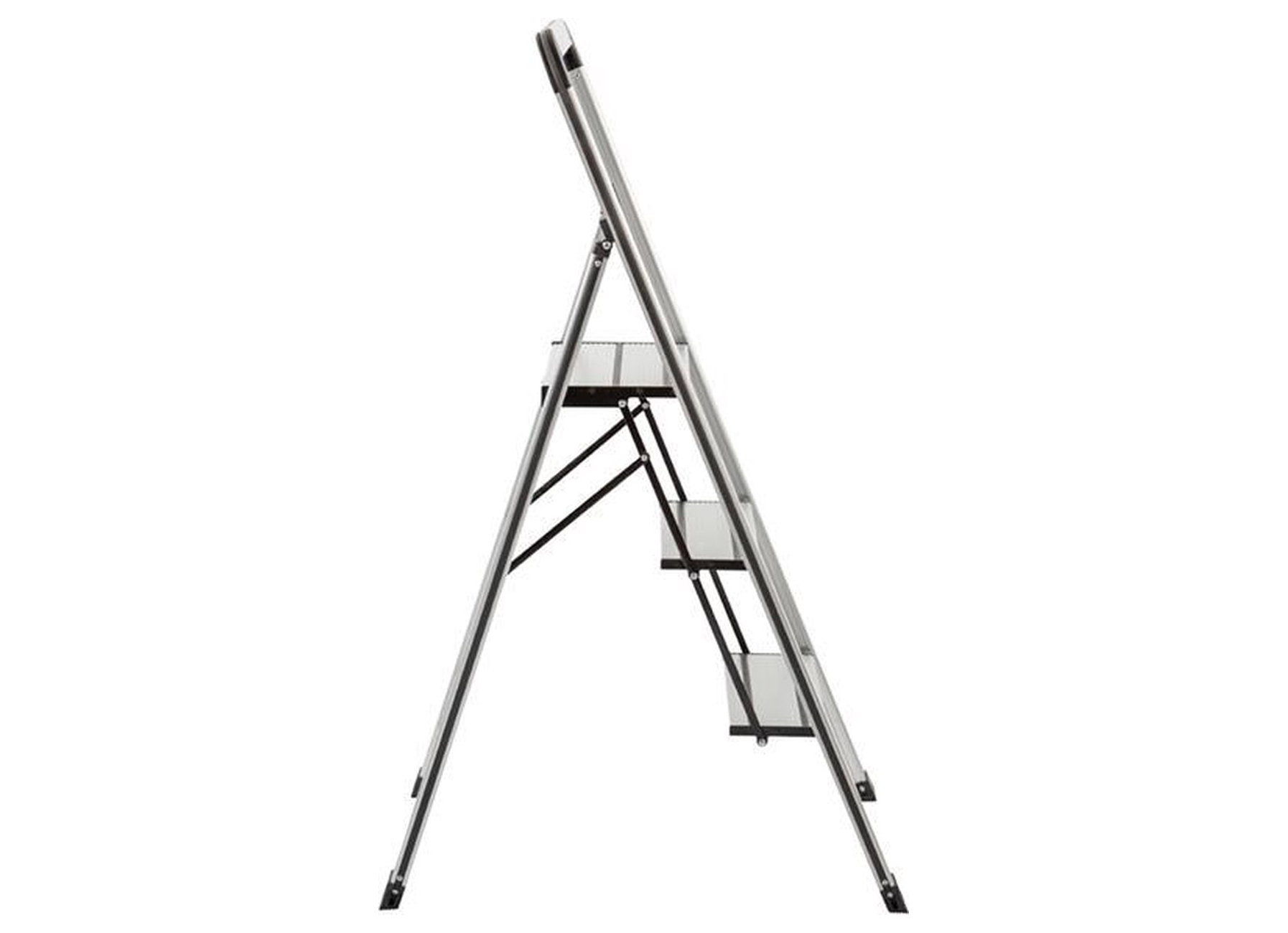 ESCABEAU ALUMINIUM SPACE 3 MARCHES ANTIDERAPANTES