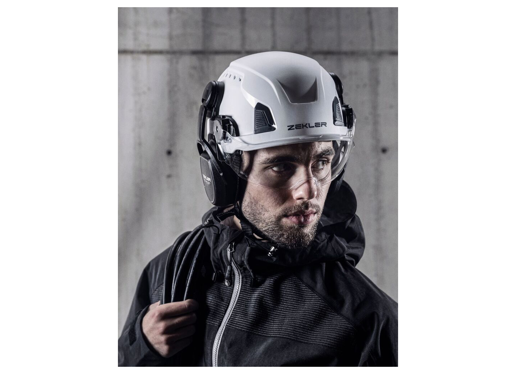 ZEKLER CASQUE DE SECURITE BLANC