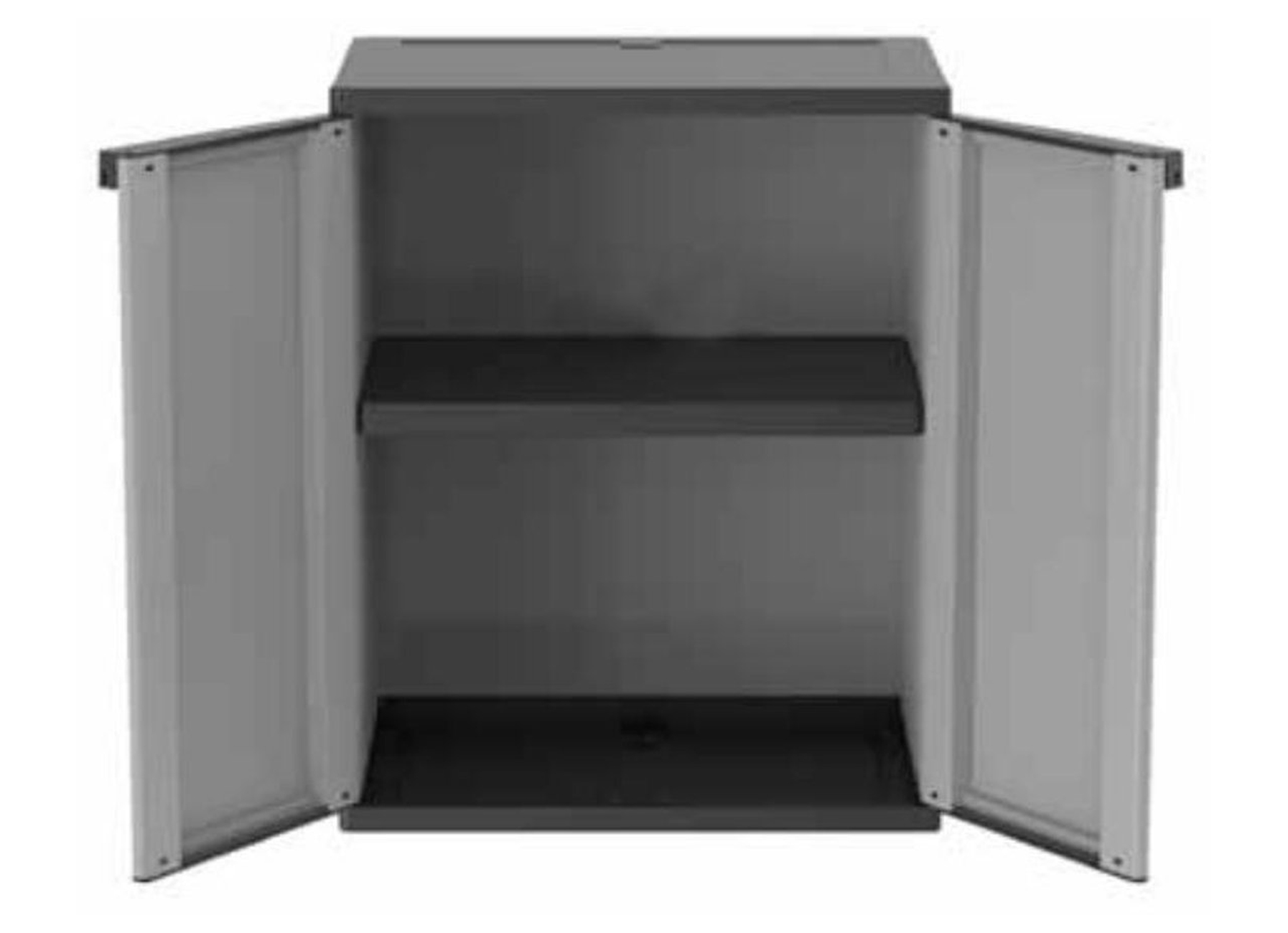 JLINE ARMOIRE DE RANGEMENT PVC 68X37,5X85CM GRIS