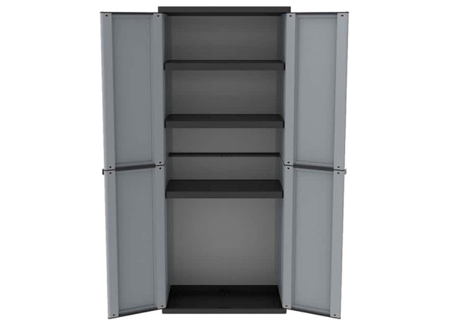 JLINE ARMOIRE DE RANGEMENT PVC 68X37,5X163,5CM GRIS