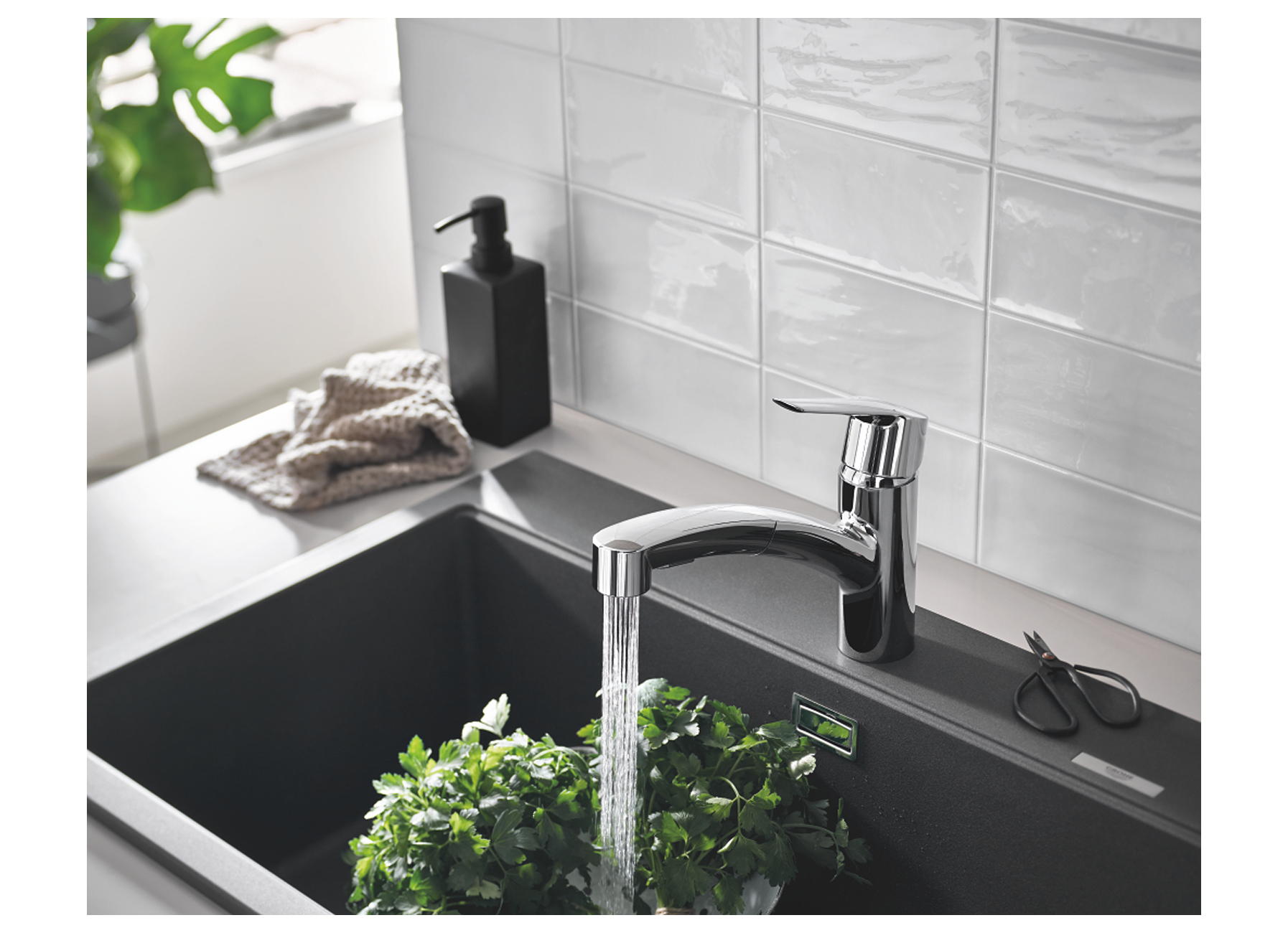 GROHE MITIGEUR EVIER START CURVE CHROME