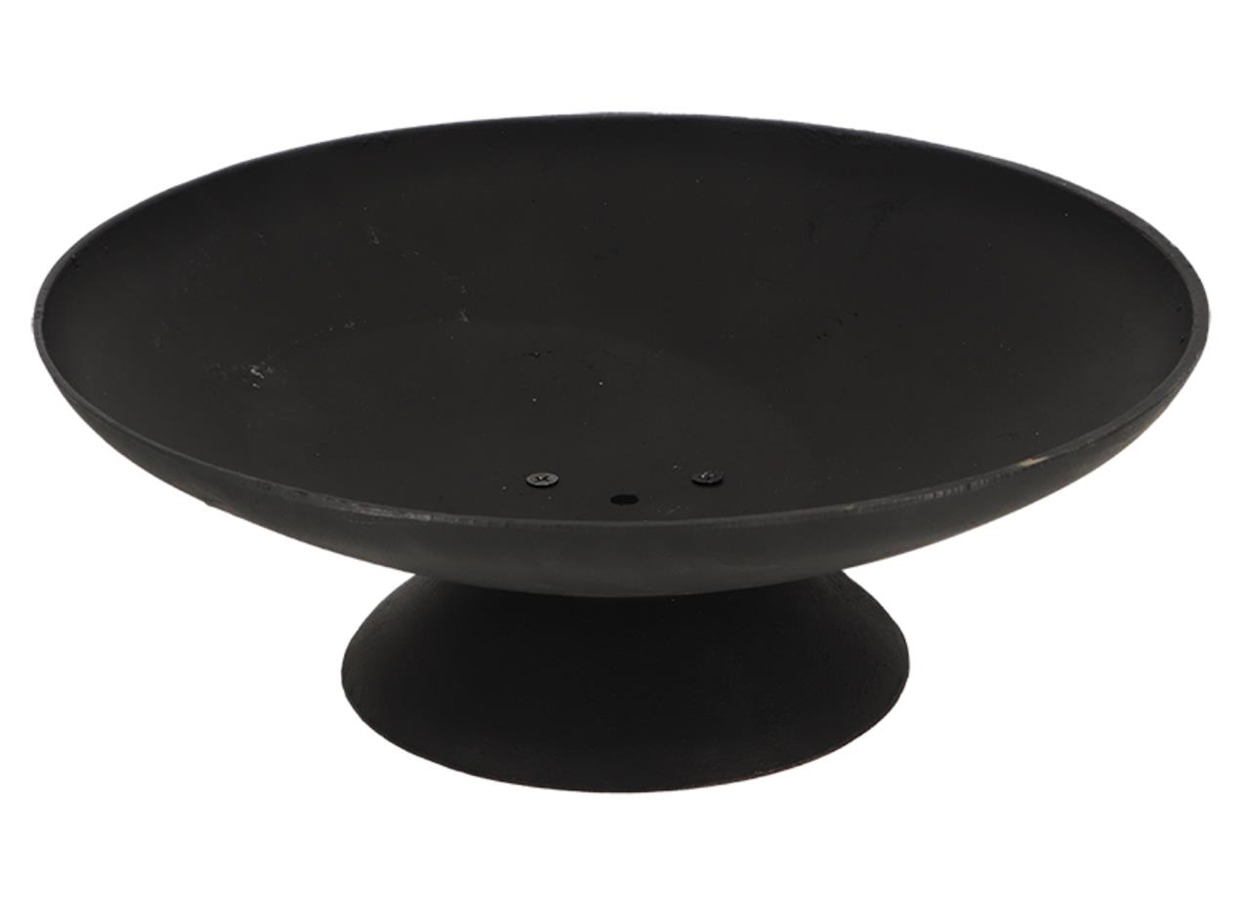 ZWARTE GIETIJZEREN VUURKORF Ø50CM