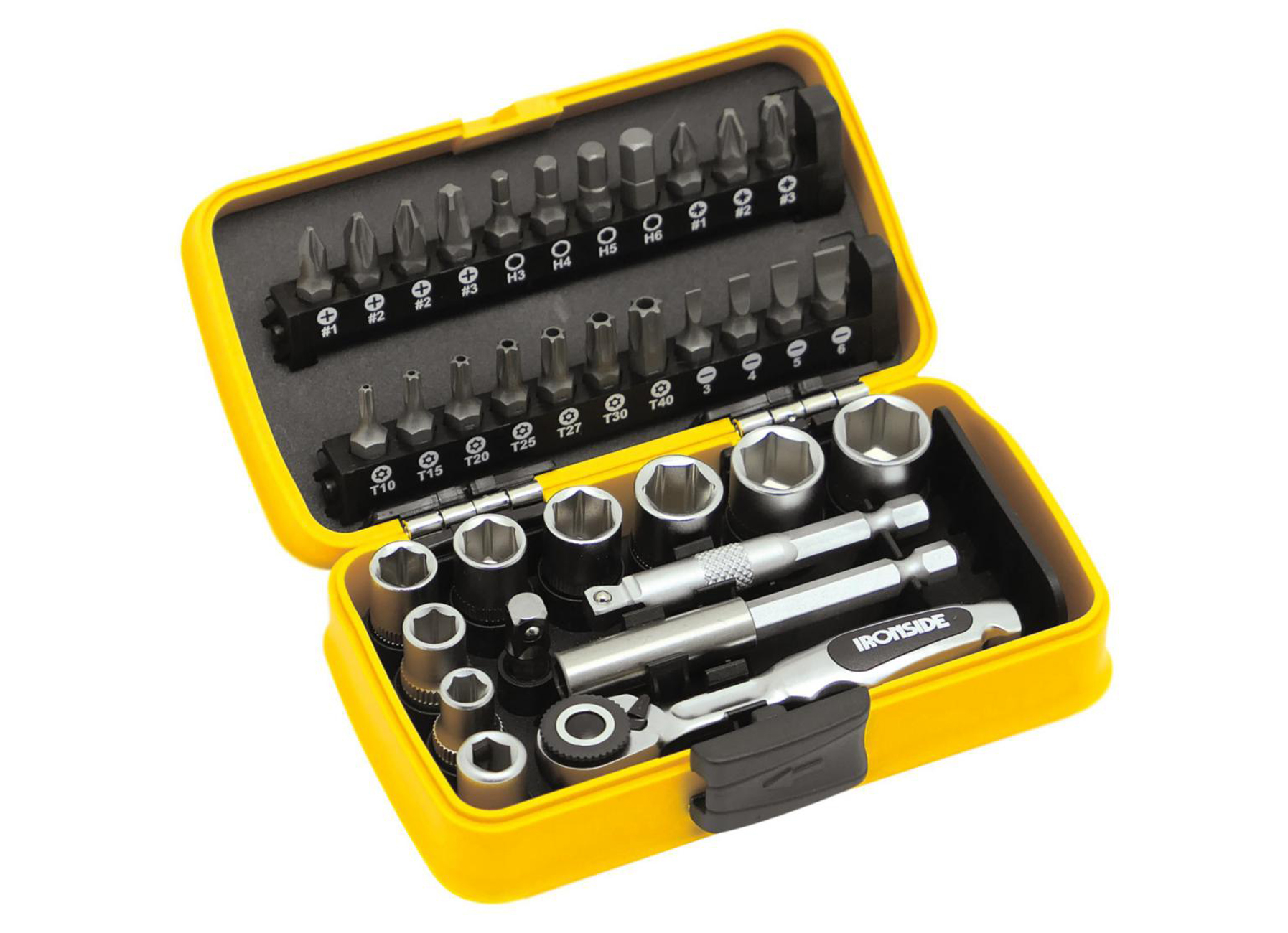 IRONSIDE SET DOPPEN & BITS 1/4'' 35 DELIG