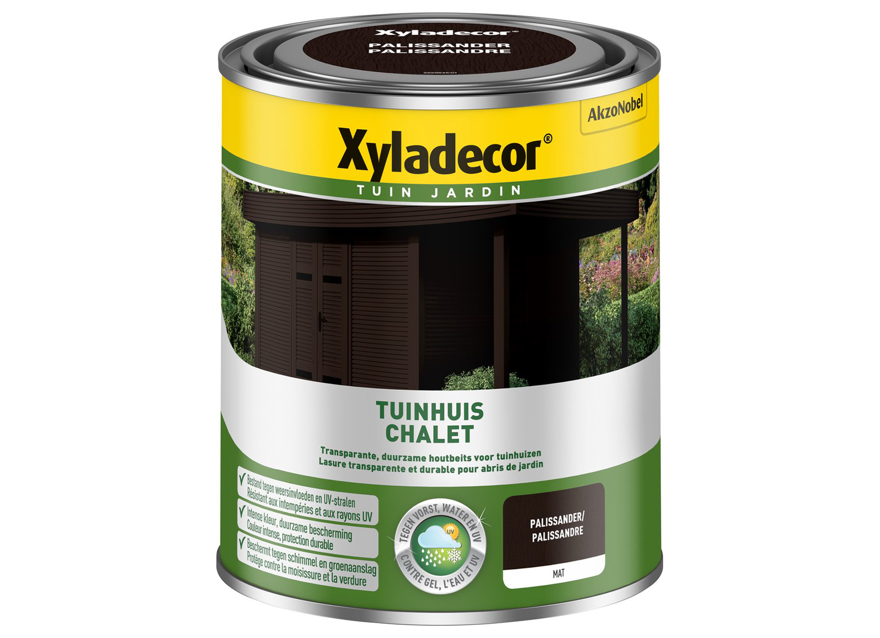 XYLADECOR HOUTBEITS TUINHUIS WB PALISSANDER 750ML
