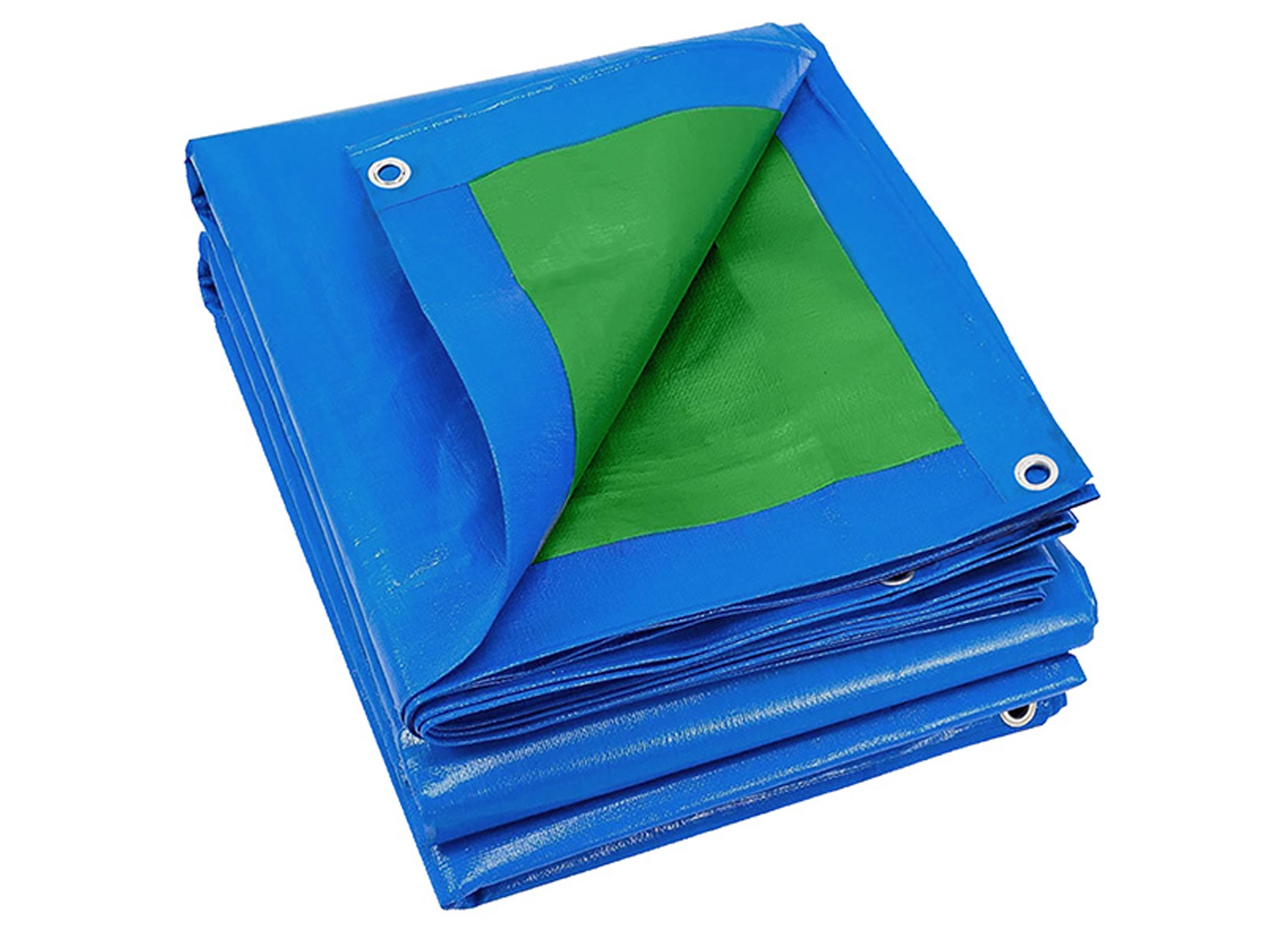 BACHE IMPERMEABLE VERT/BLEU 90 GRAM/ M² - 1.5x6 m