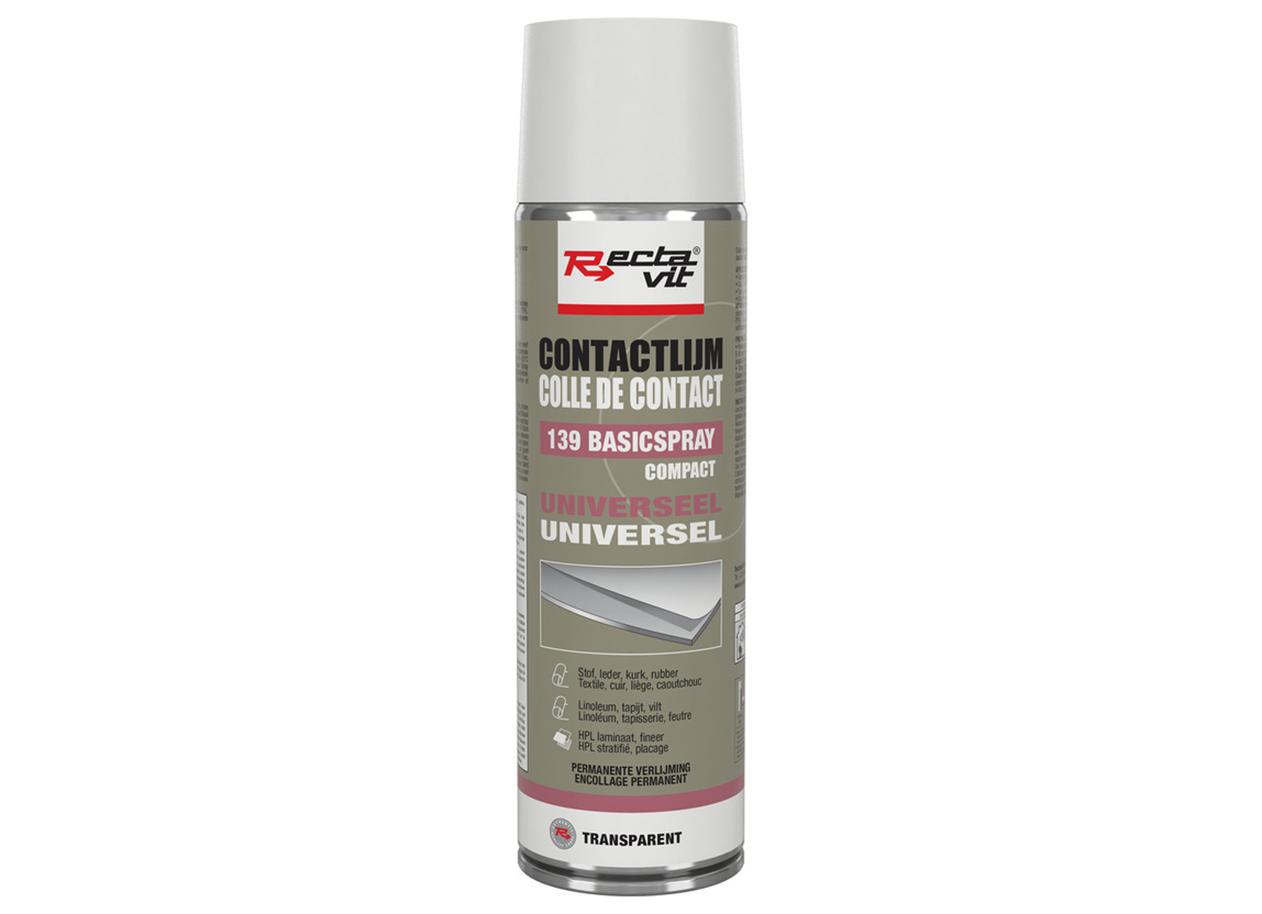 RECTAVIT 139 BASIC SPRAY COMPACT 500ML TRANSPARANT