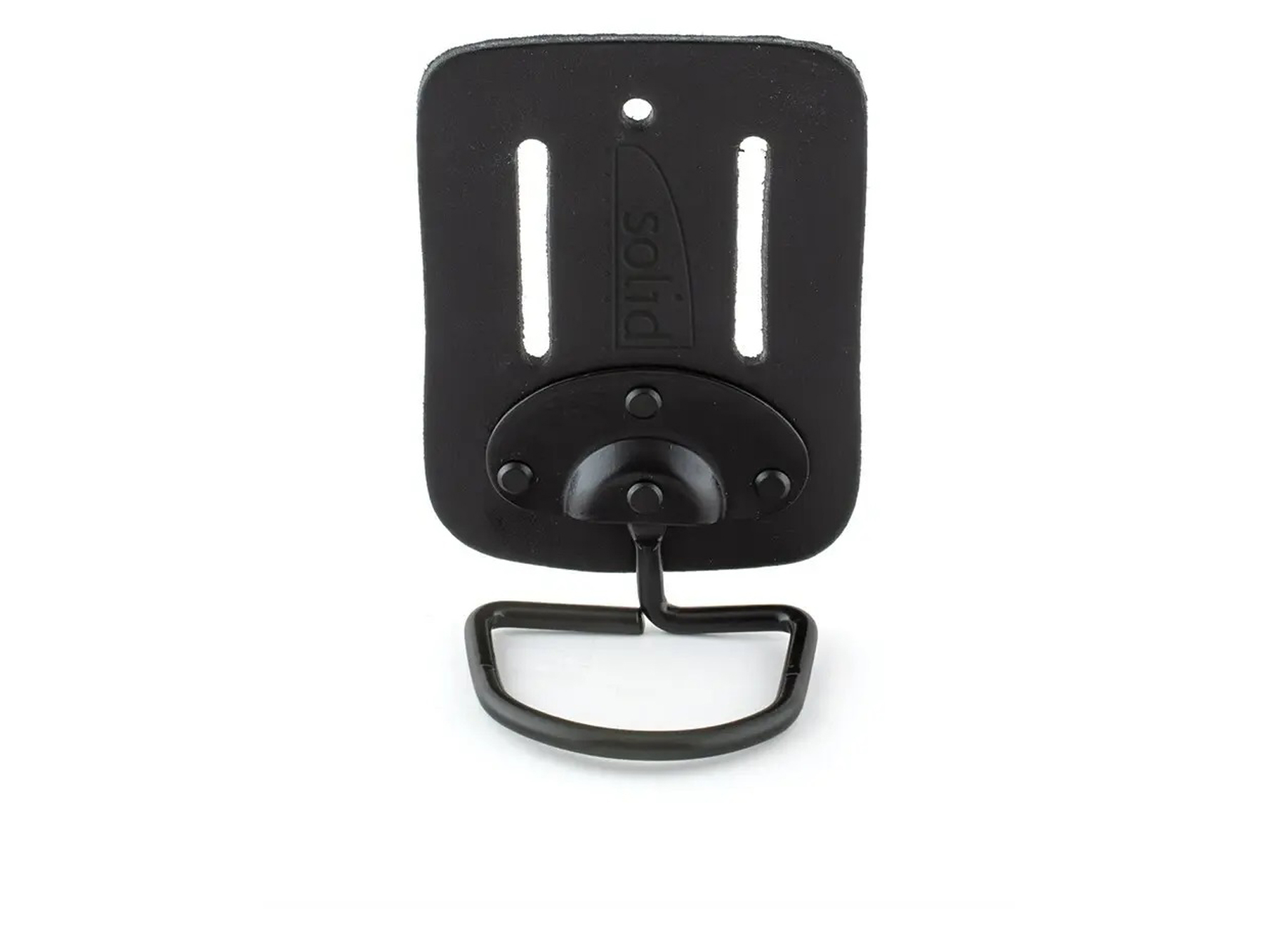 SOLID PORTE-MARTEAU AVEC BOUCLE EN METAL OSCILLANTE CUIR