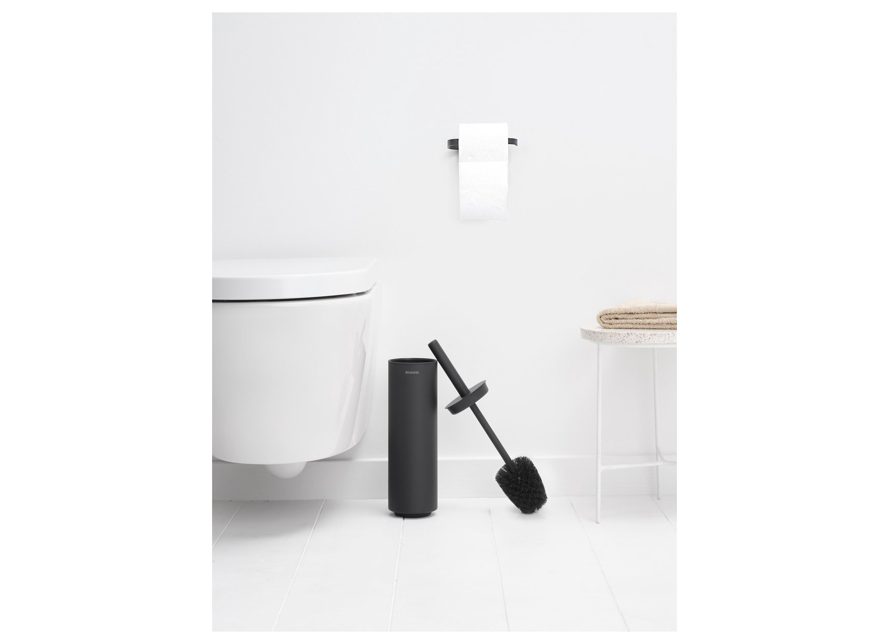 BRABANTIA MINDSET BROSSE DE TOILETTE AVEC SUPPORT MINERAL INFINITE GREY