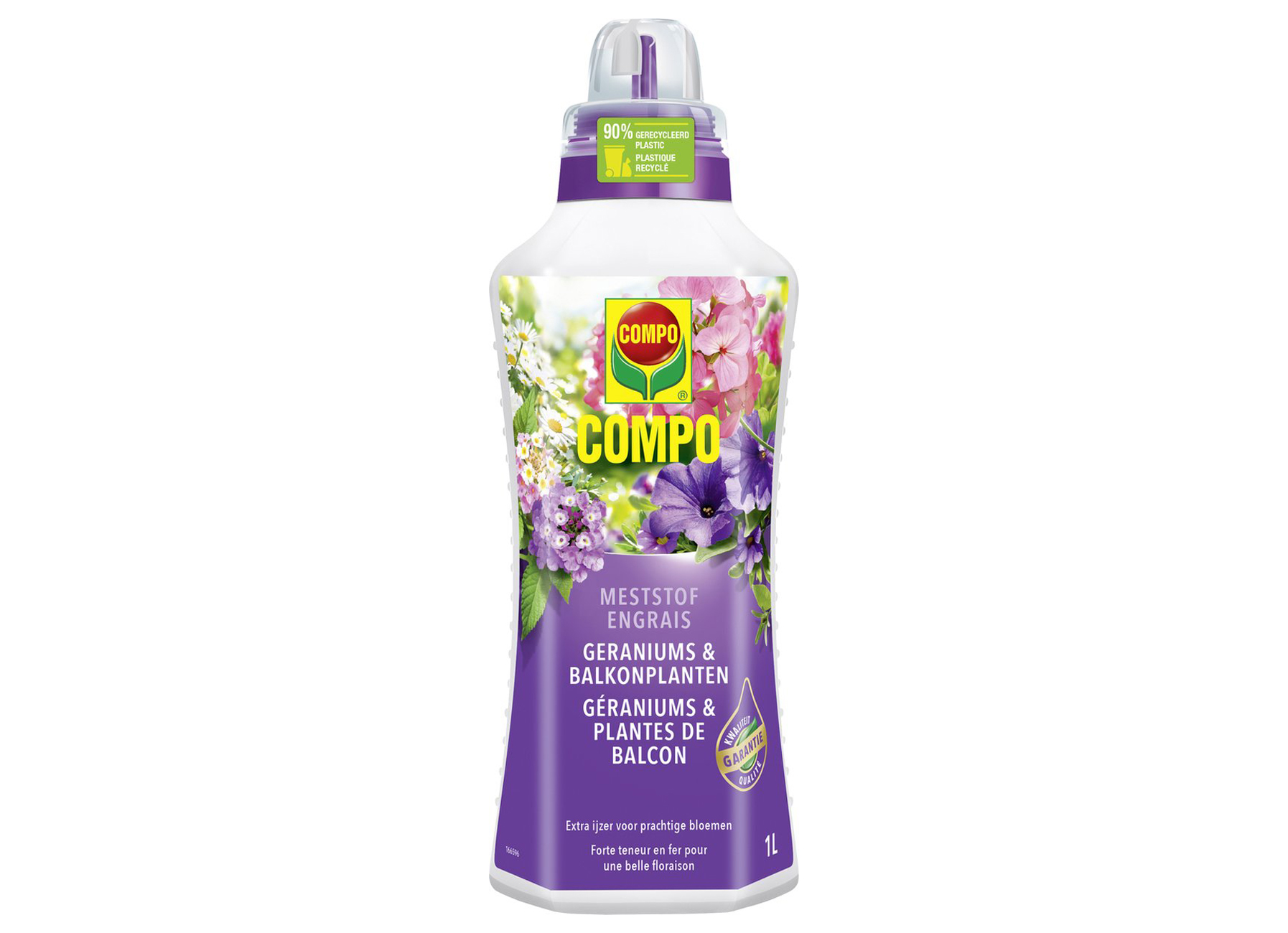 COMPO ENGRAIS LIQUIDE GERANIUMS & PLANTES DE BALCON 1L