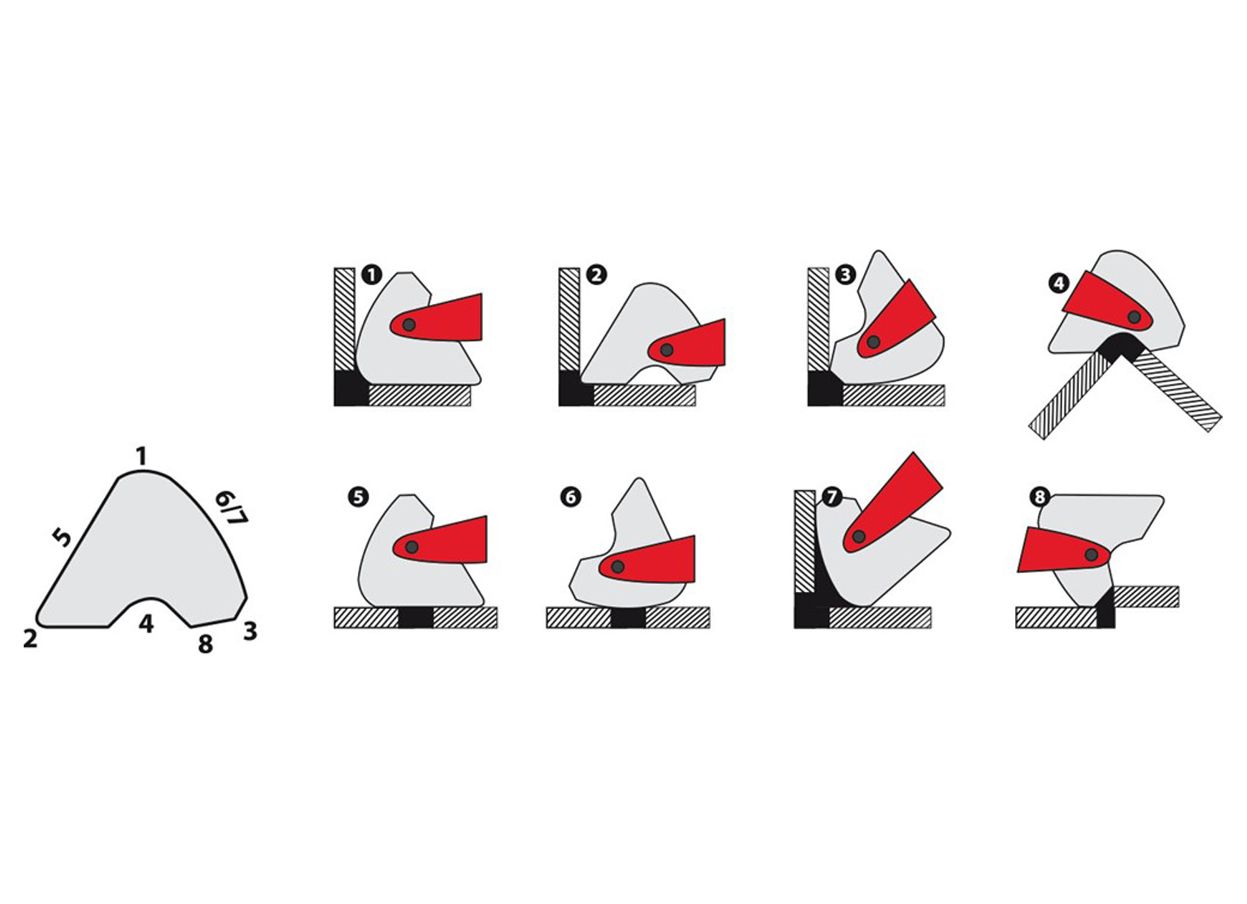 SOLID SPATULE A JOINTS SILICONE