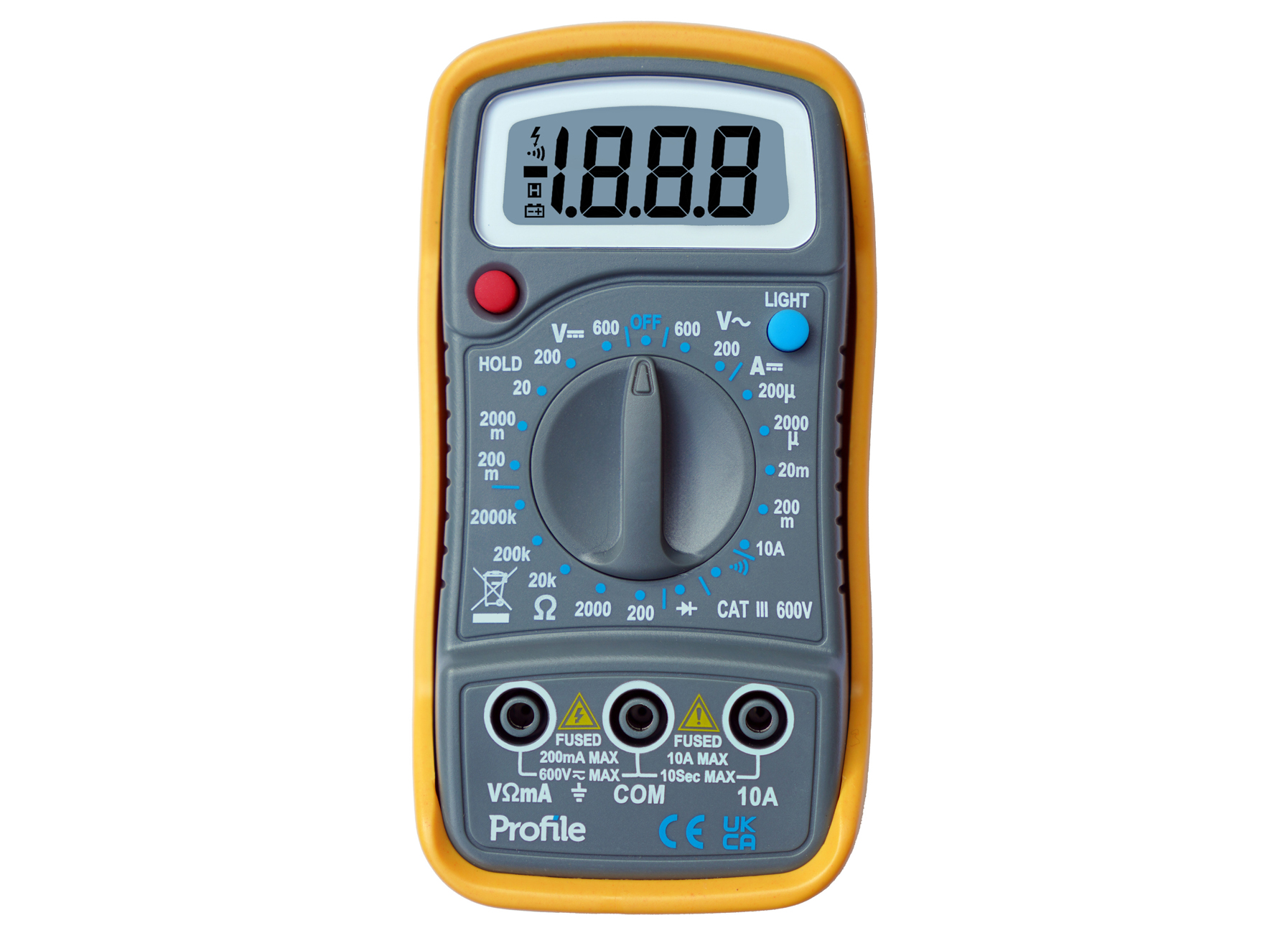 PROFILE MULTIMETRE NUMERIQUE 600V