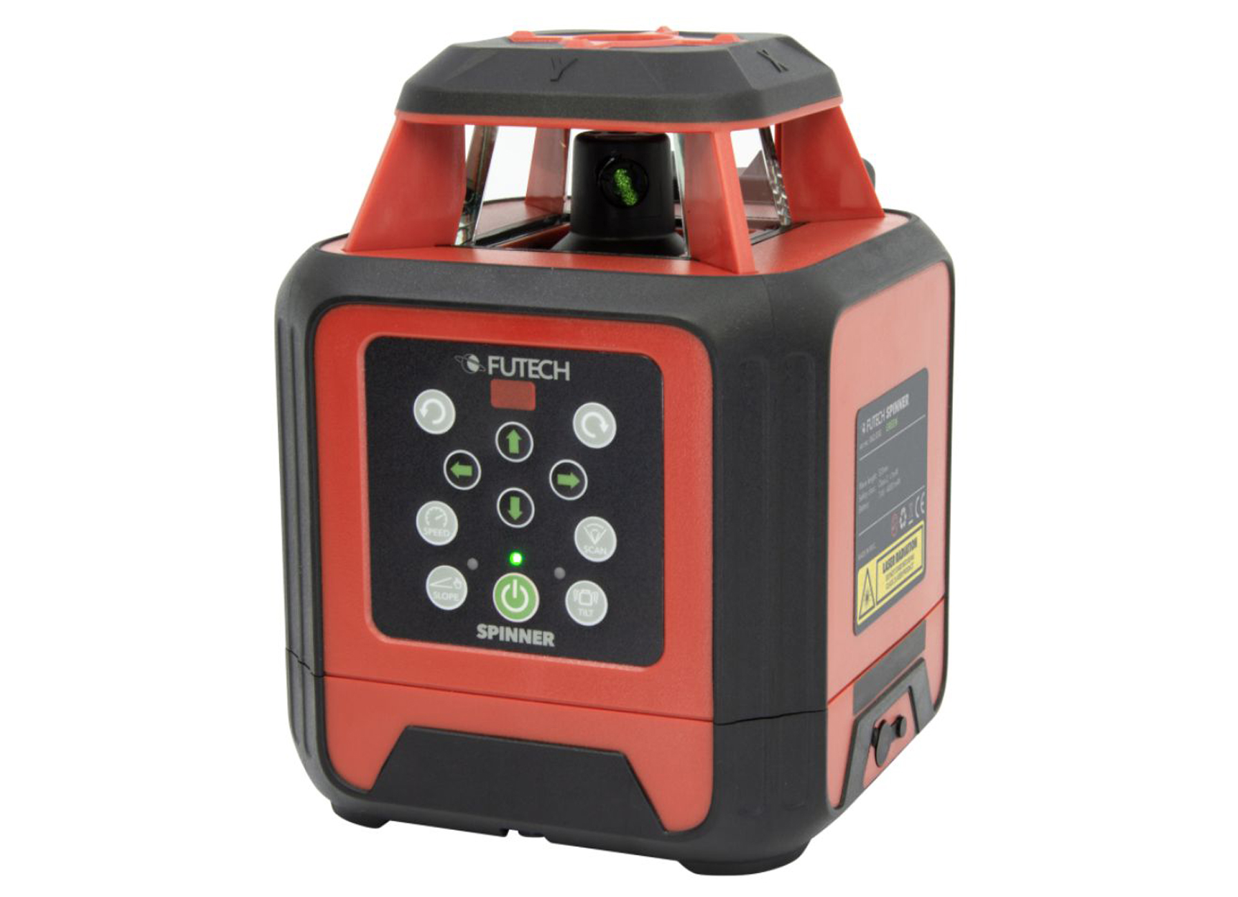 FUTECH SPINNER VERT COFFRET LASER ROTATIF