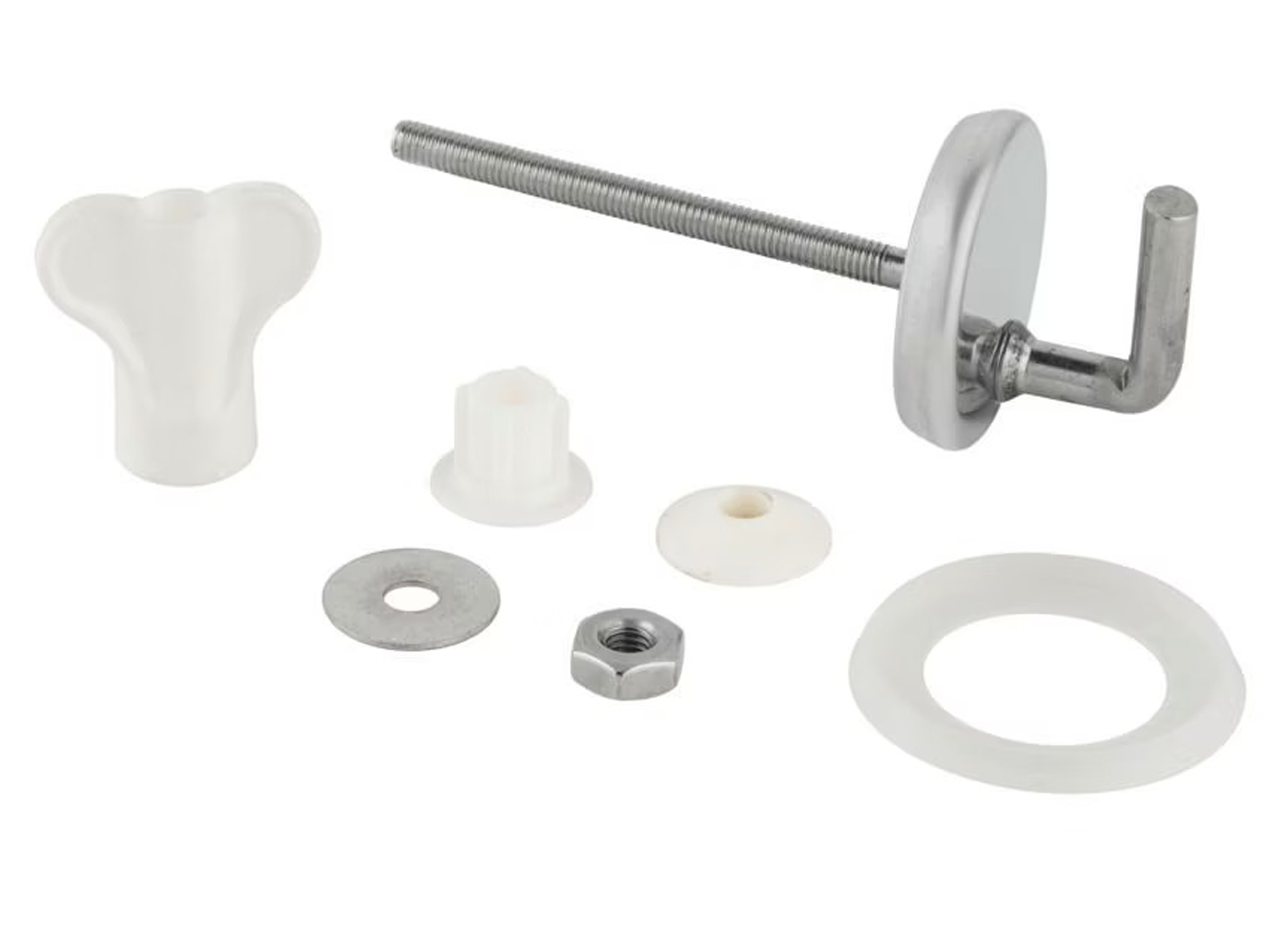 WENKO KIT DE FIXATION ABATTANT TOILETTE INOX