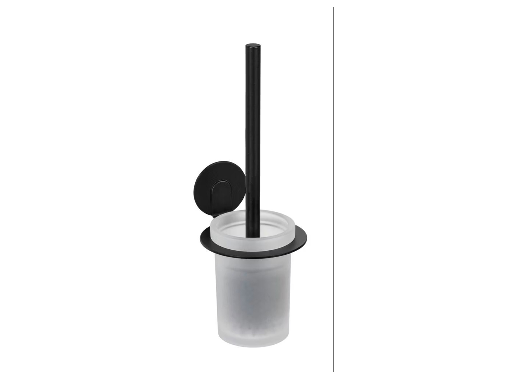 WENKO TURBO-LOC TOILETBORSTELHOUDER BIVIO BLACK