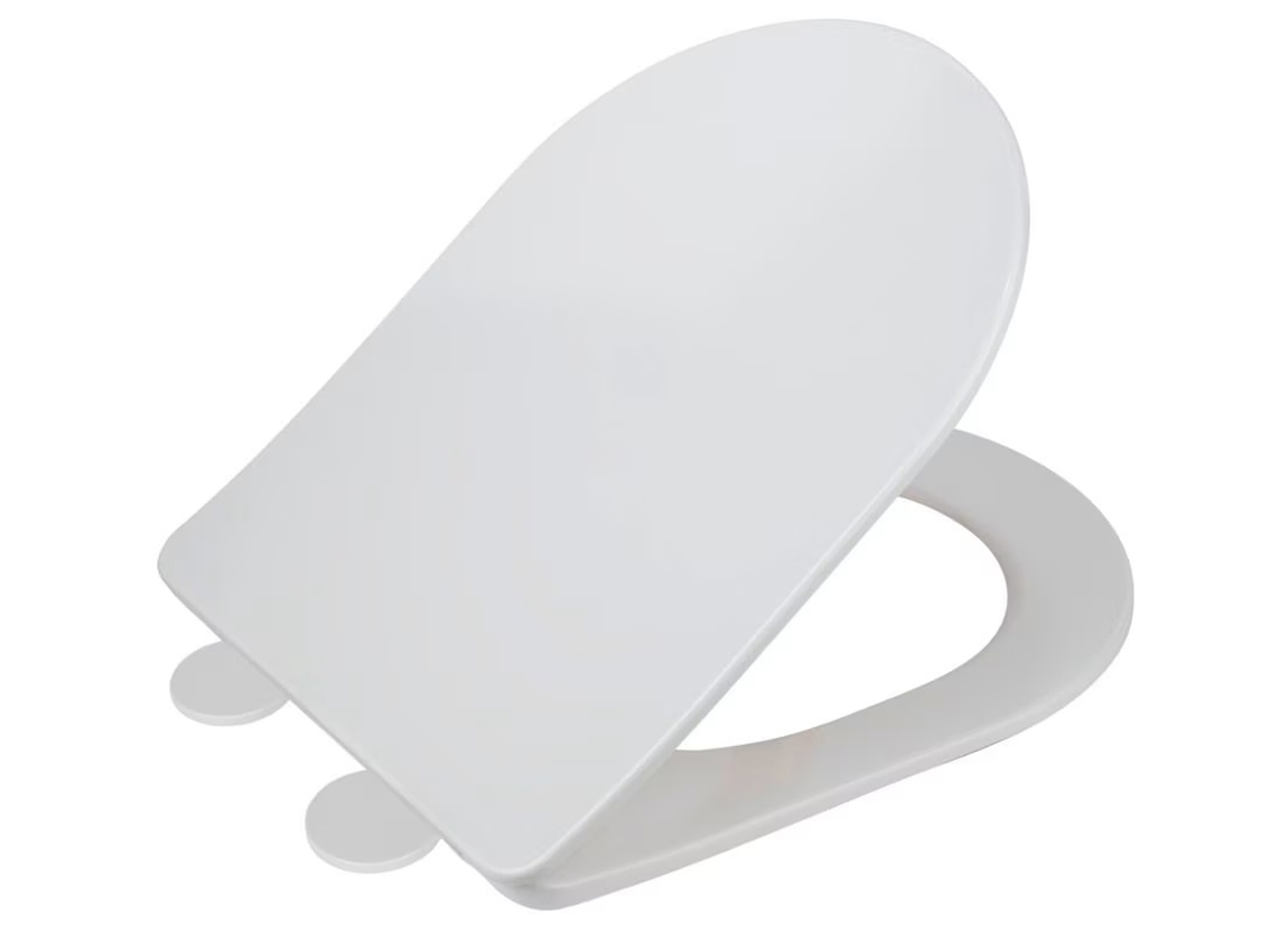 WENKO ABATTANT GALATI SLIM LINE DUROPLAST BLANC MAT