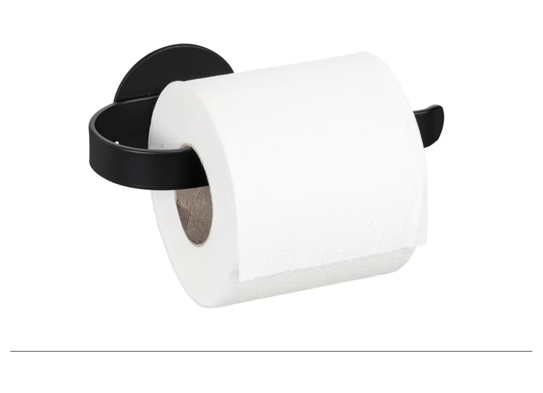 WENKO TURBO-LOC TOILETROLHOUDER BIVIO BLACK