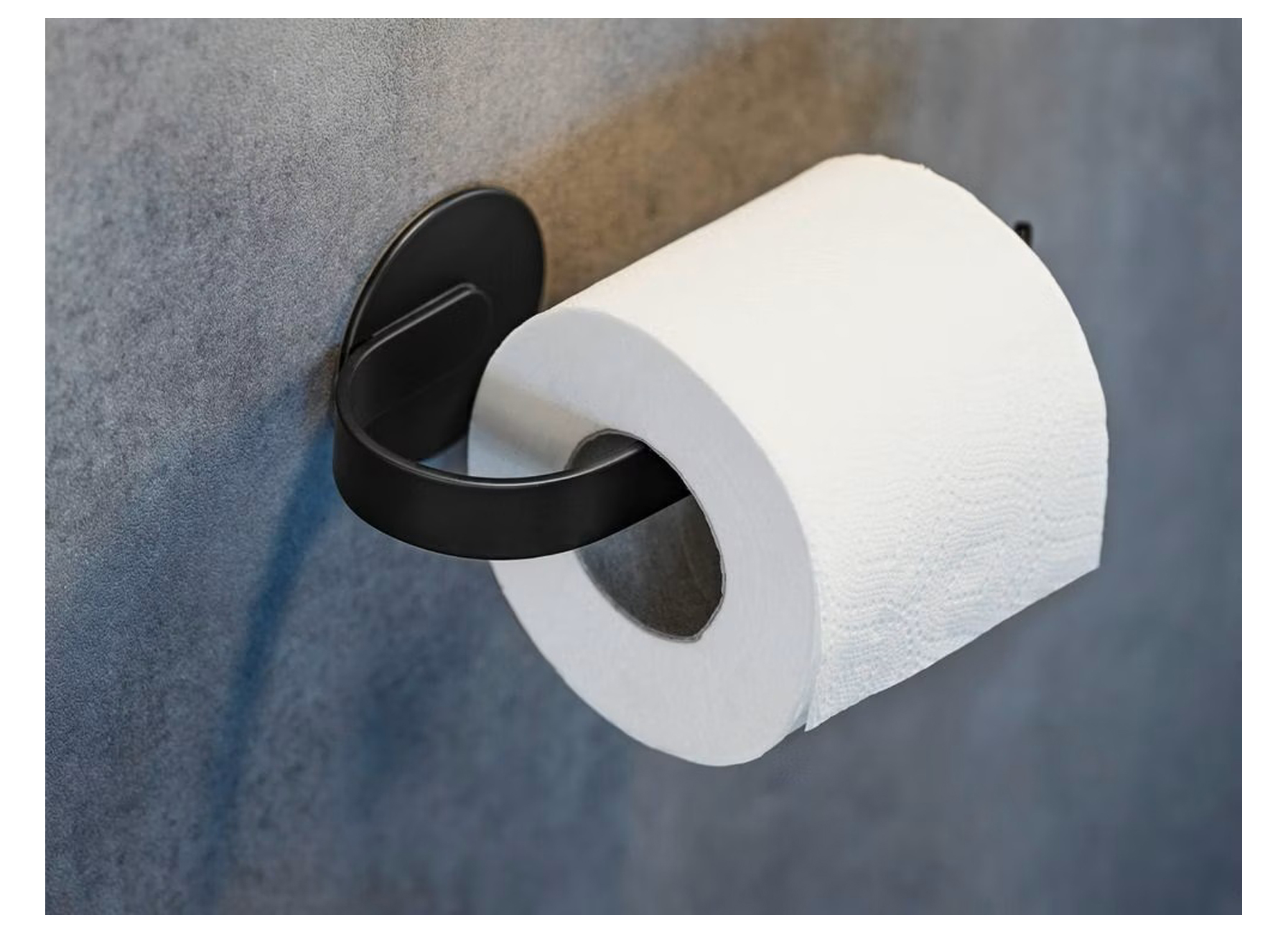 WENKO TURBO-LOC PORTE-PAPIER TOILETTE BIVIO BLACK