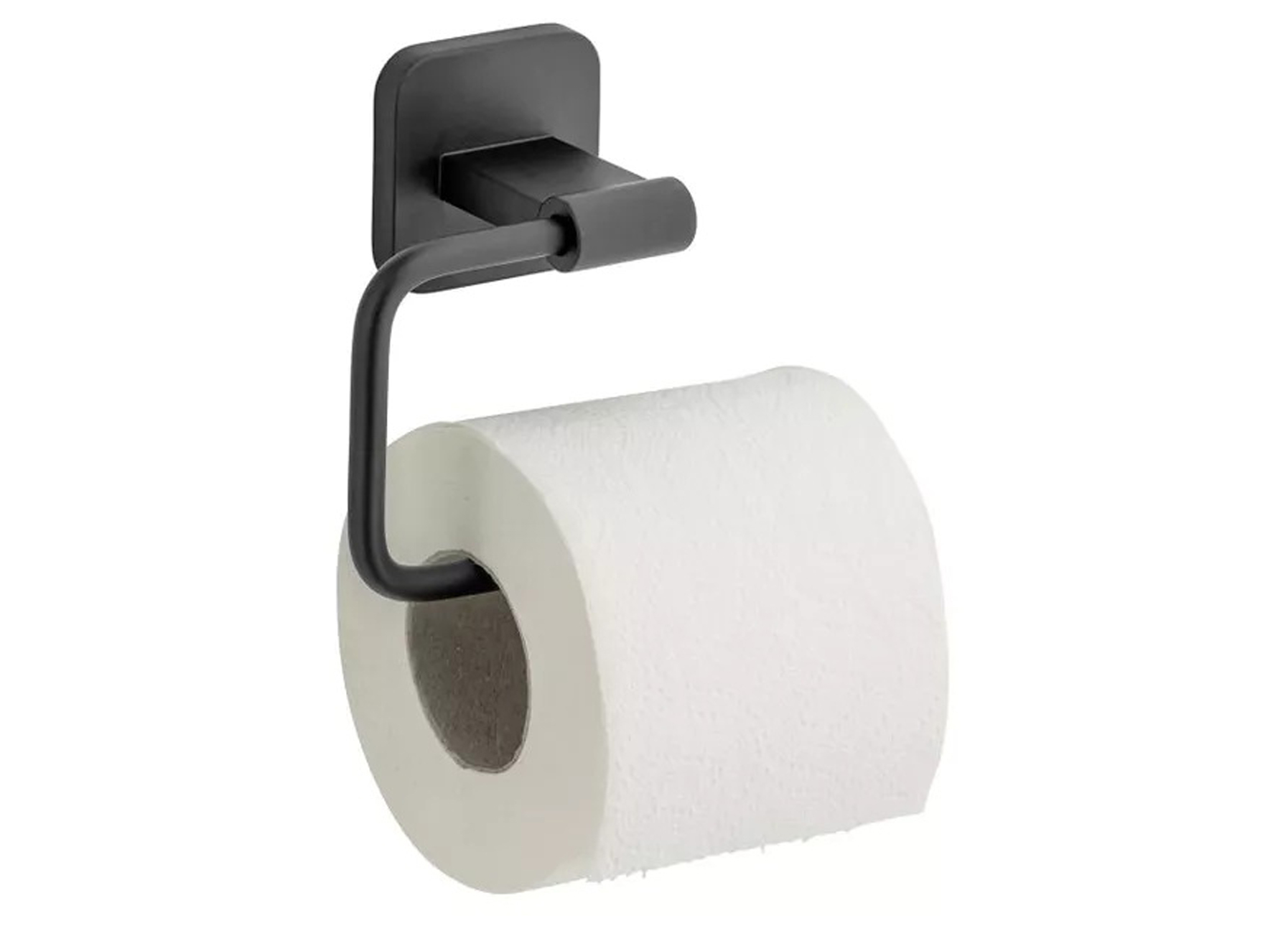 WENKO TURBO-LOC PORTO BLACK PORTE-PAPIER TOILETTE INOX NOIR