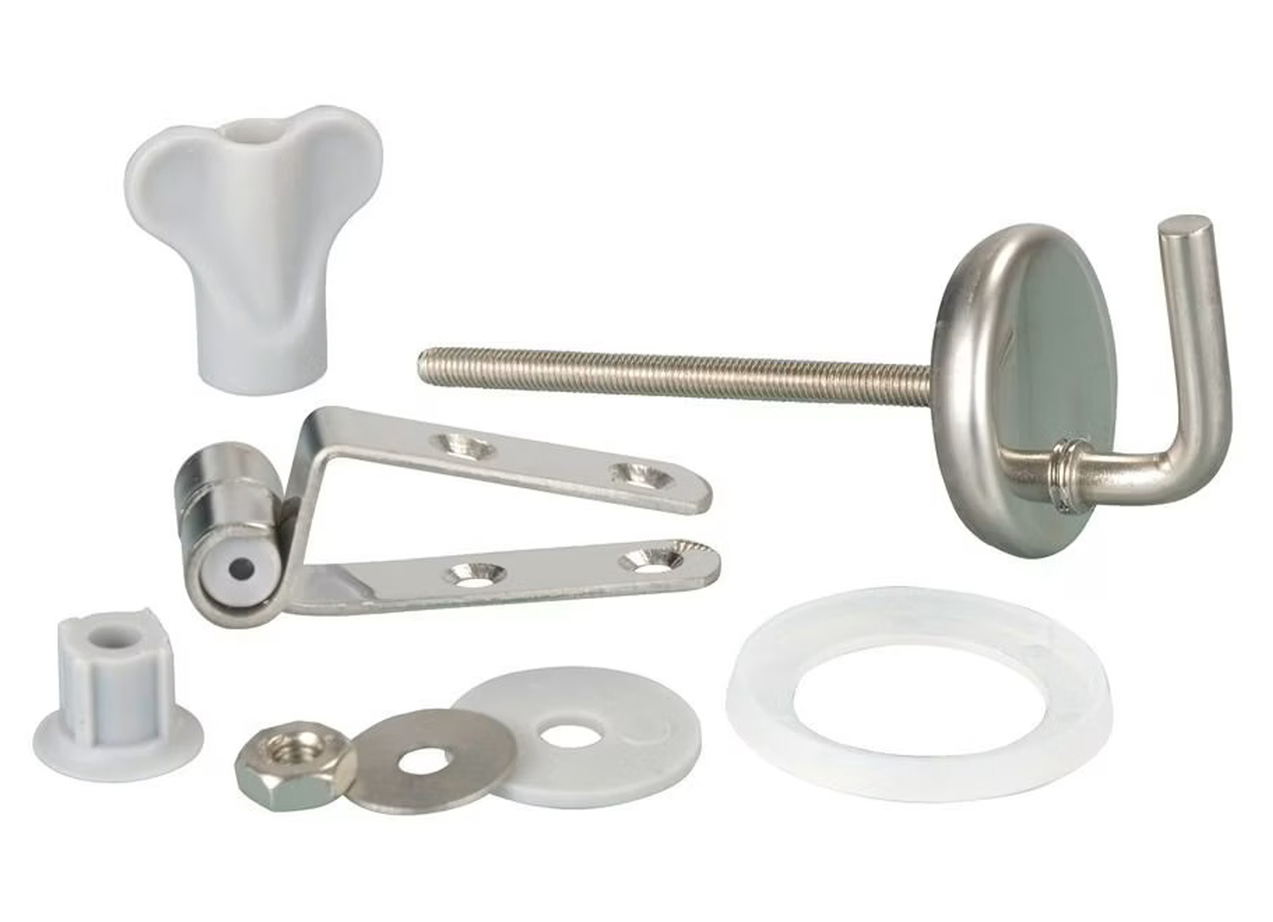 WENKO KIT DE FIXATION ABATTANT WC INOX