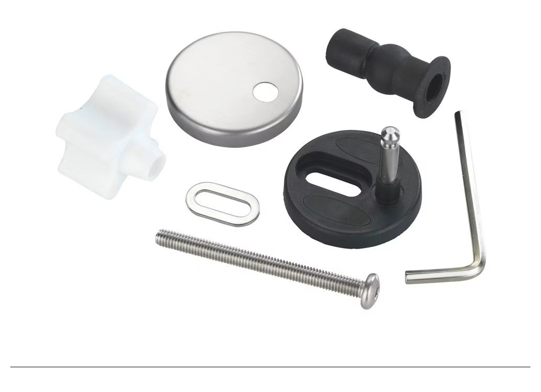 WENKO KIT DE FIXATION ABATTANT WC EASY CLOSE INOX