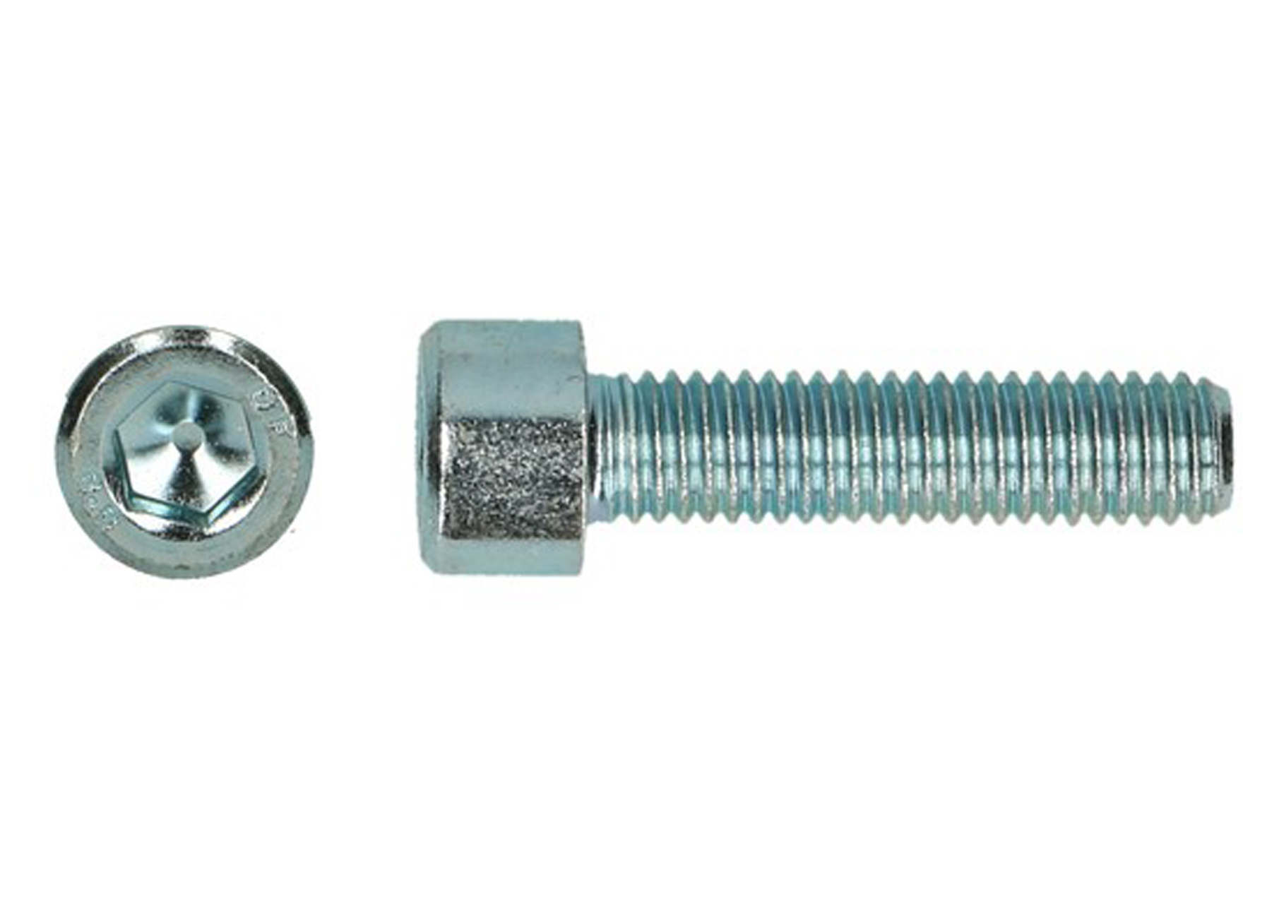 BINNENZESKANTSCHROEF CK 8.8 DIN 912 M8X30 VERZINKT - BLISTER 7ST