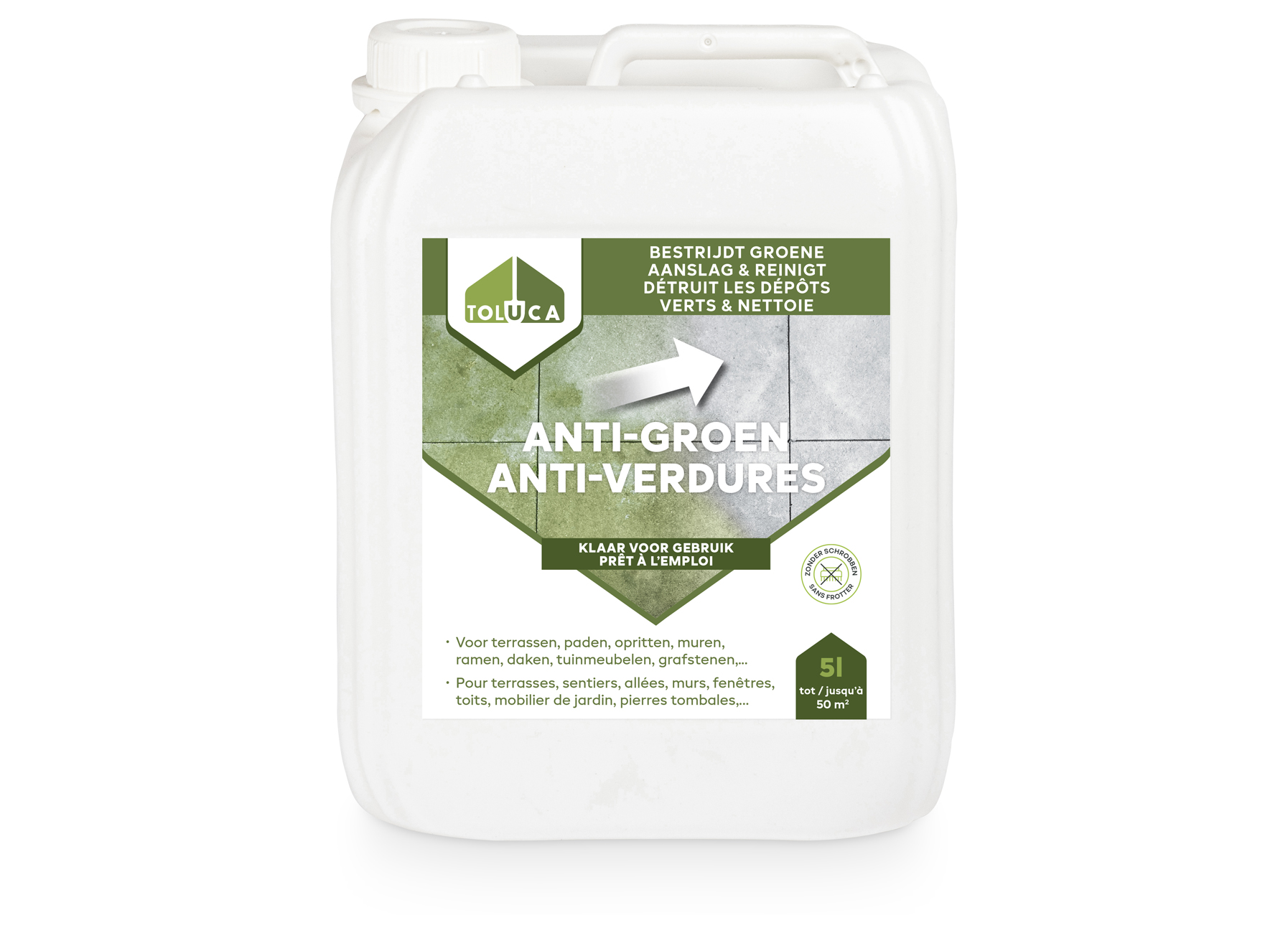 TOLUCA ANTI GROEN READY TO USE 5L