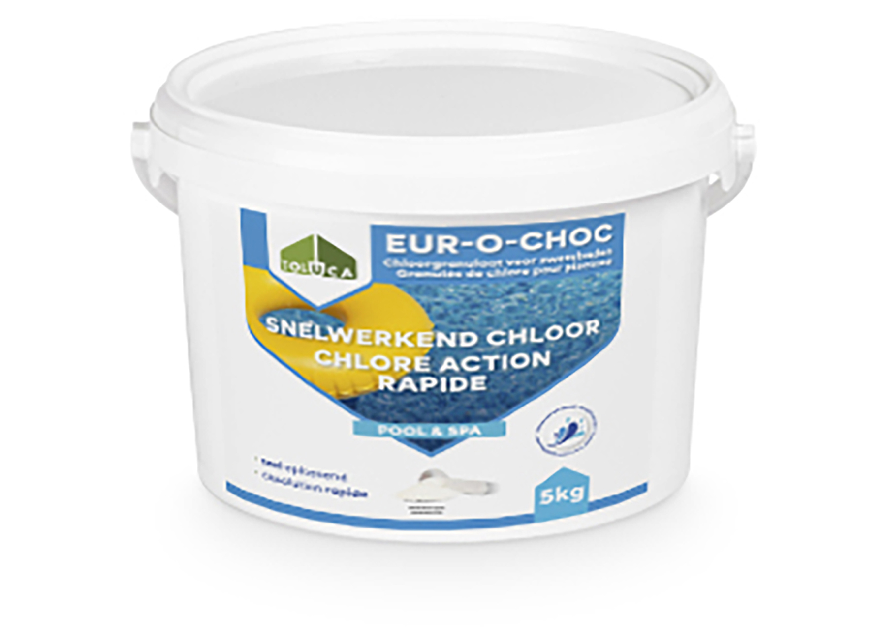 TOLUCA EUR-O-CHOC CHLORE EN GRANULES RAPIDE