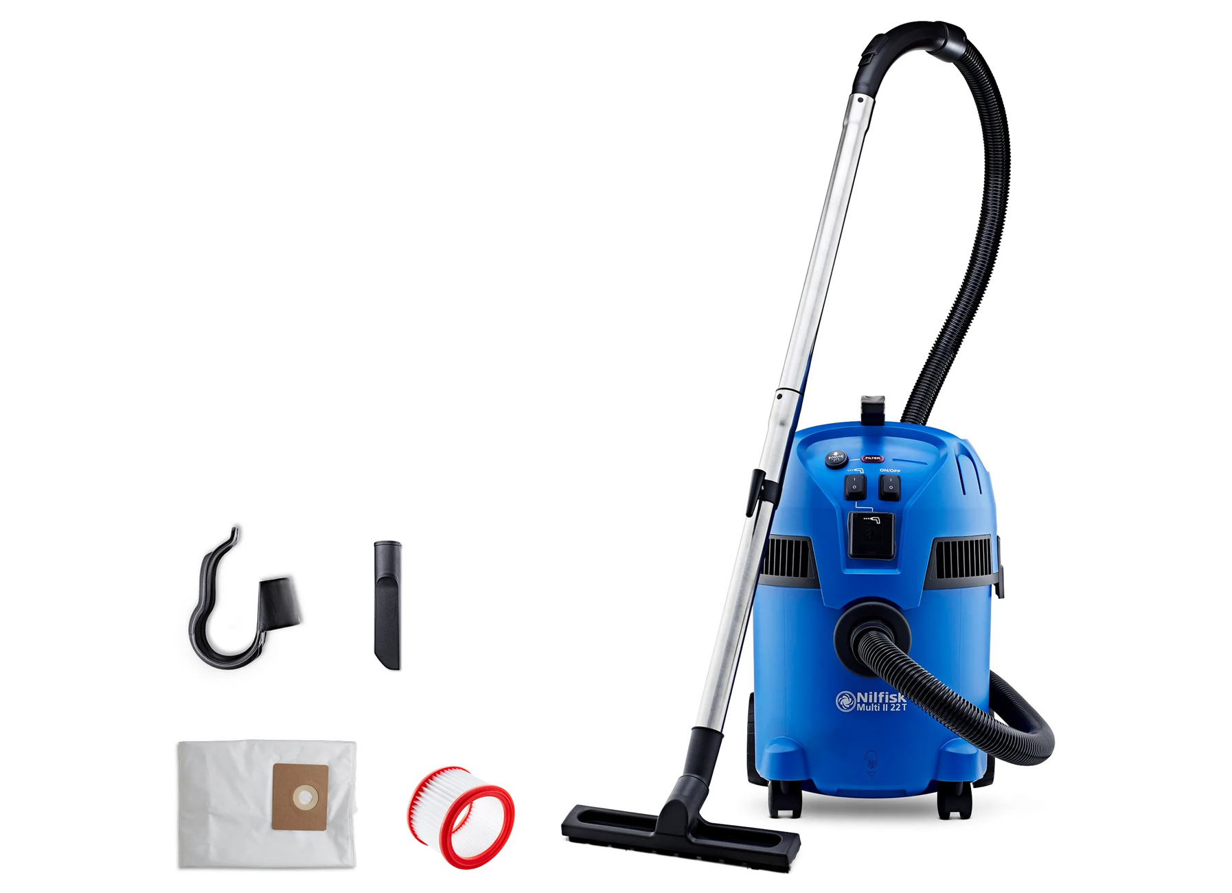 NILFISK NAT EN DROOG STOFZUIGER MULTI II 22 T PREMIUM HOME 1200W