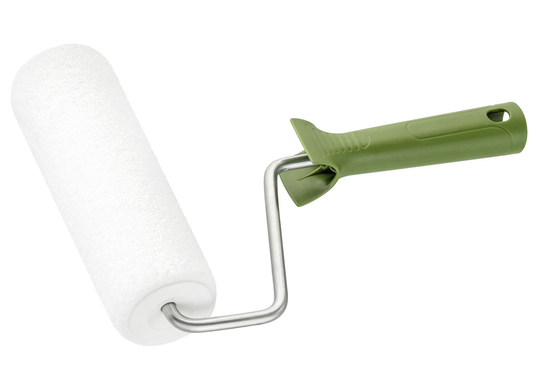ROULEAU DE LASURE 18CM Ø48 FIBRE MICRO BLANC 8MM RUGUEUX + MONTURE Ø8MM