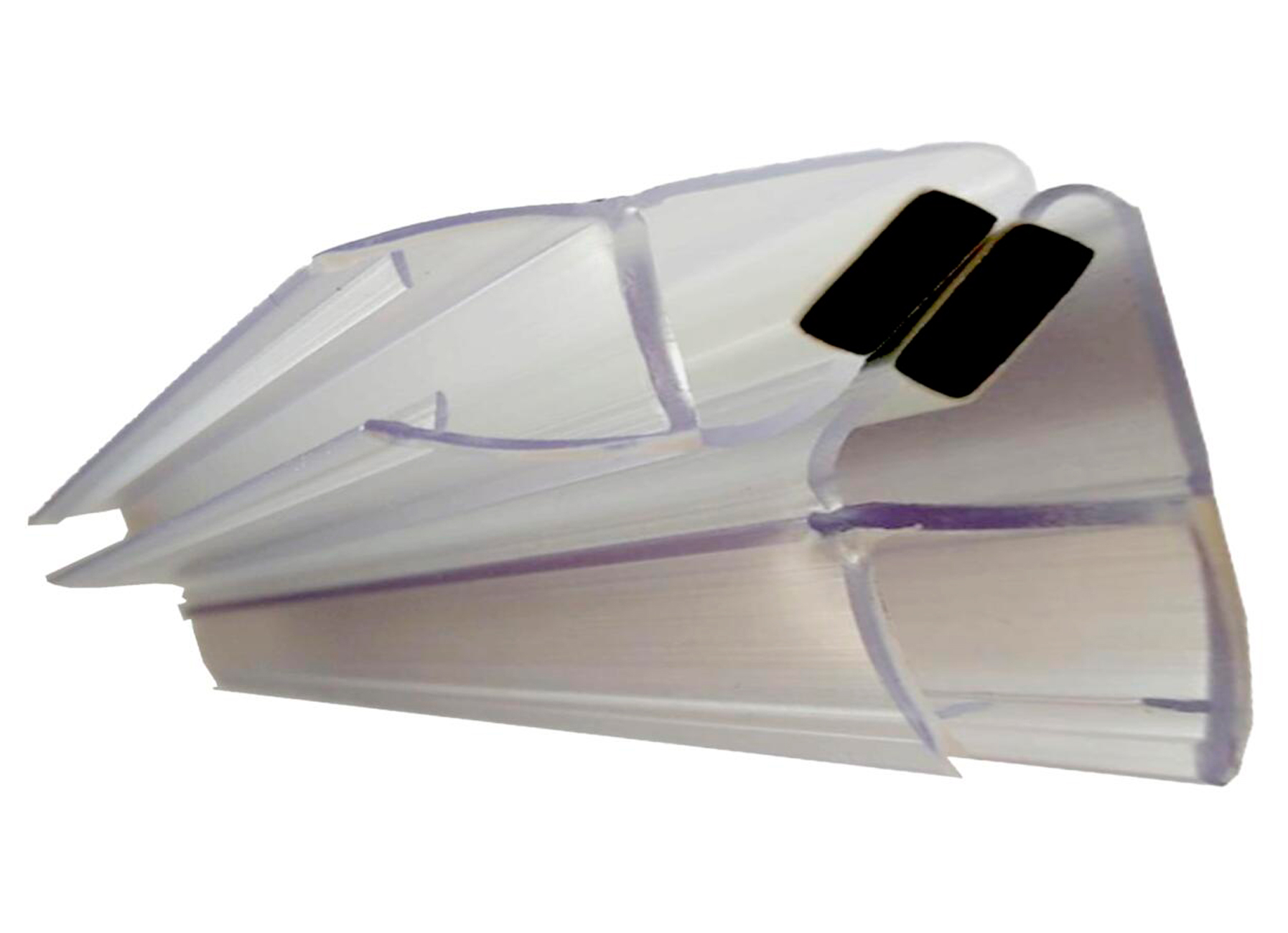 LAFINESS DOUCHESTRIP VERTICAAL 90° MAGNETISCH 200CM 6-8MM TRANSPARANT