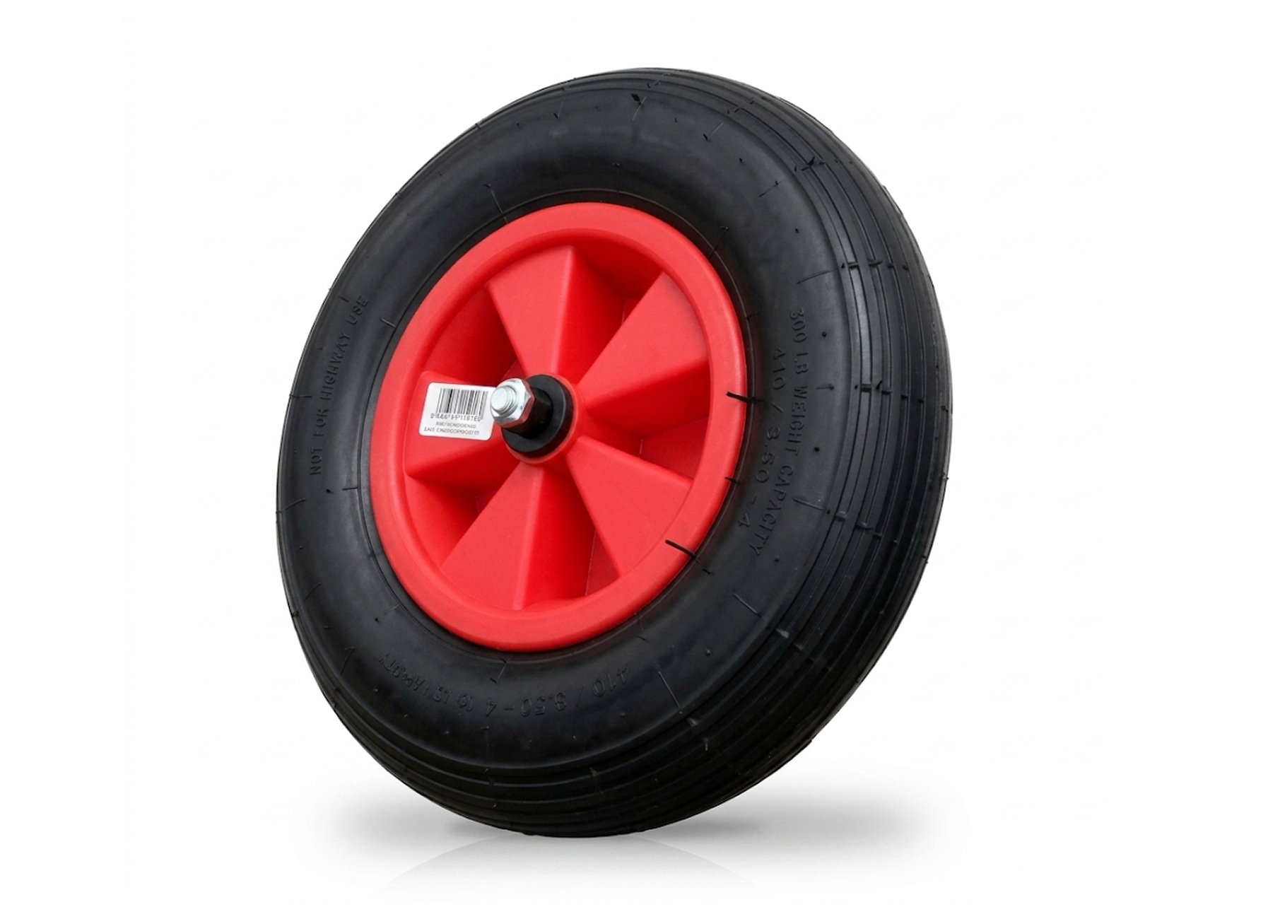 KRUIWAGENWIEL LUCHTBAND 2 PLY PVC VELG 4.00-8