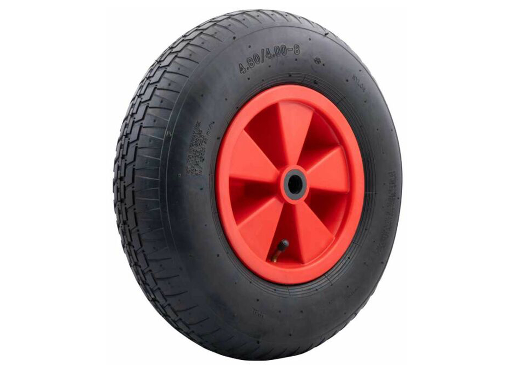 KRUIWAGENWIEL LUCHTBAND 4 PLY PVC VELG 4.00-8