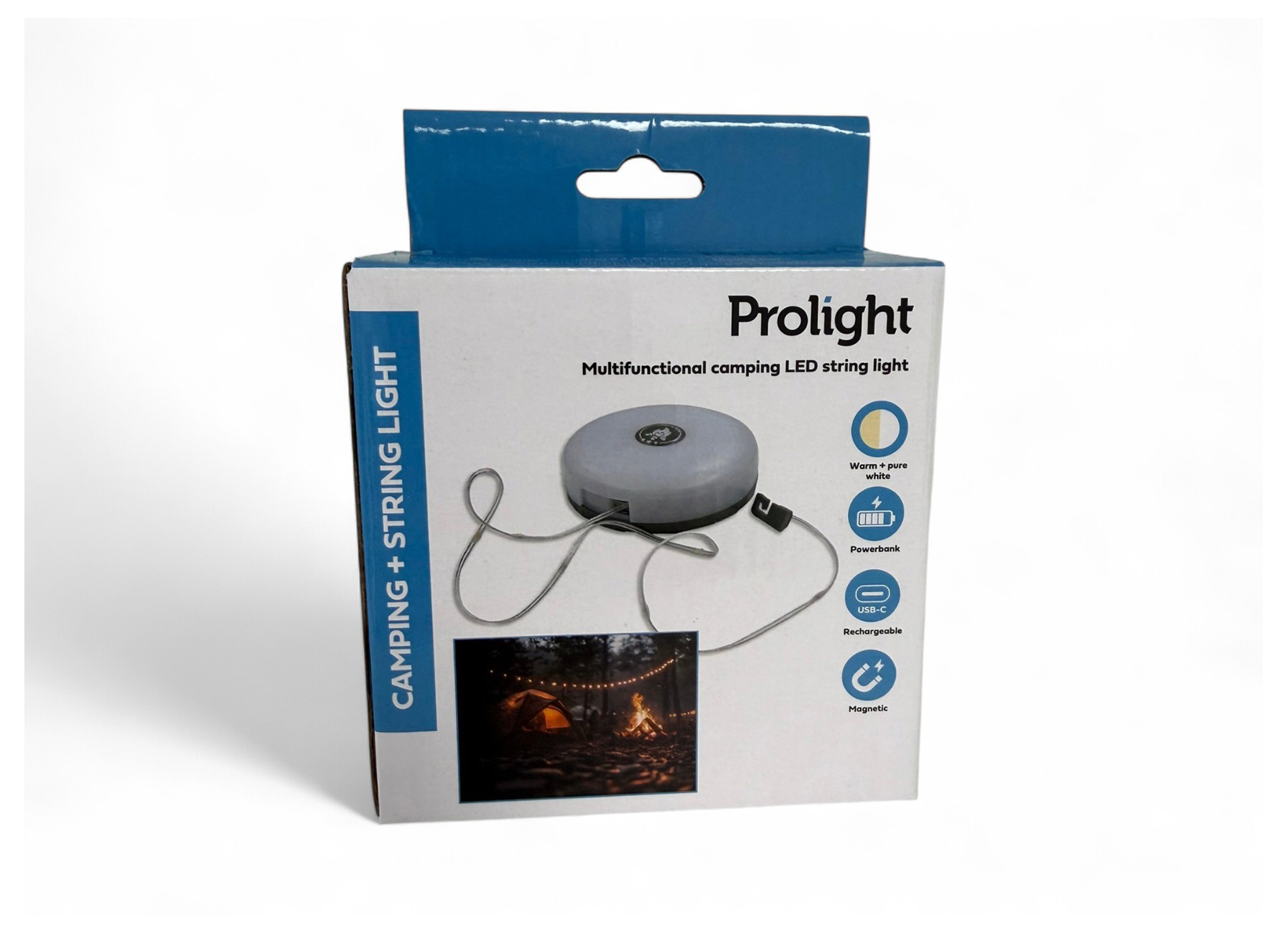 PROLIGHT Guirlande LED Camping 10m Rechargeable
