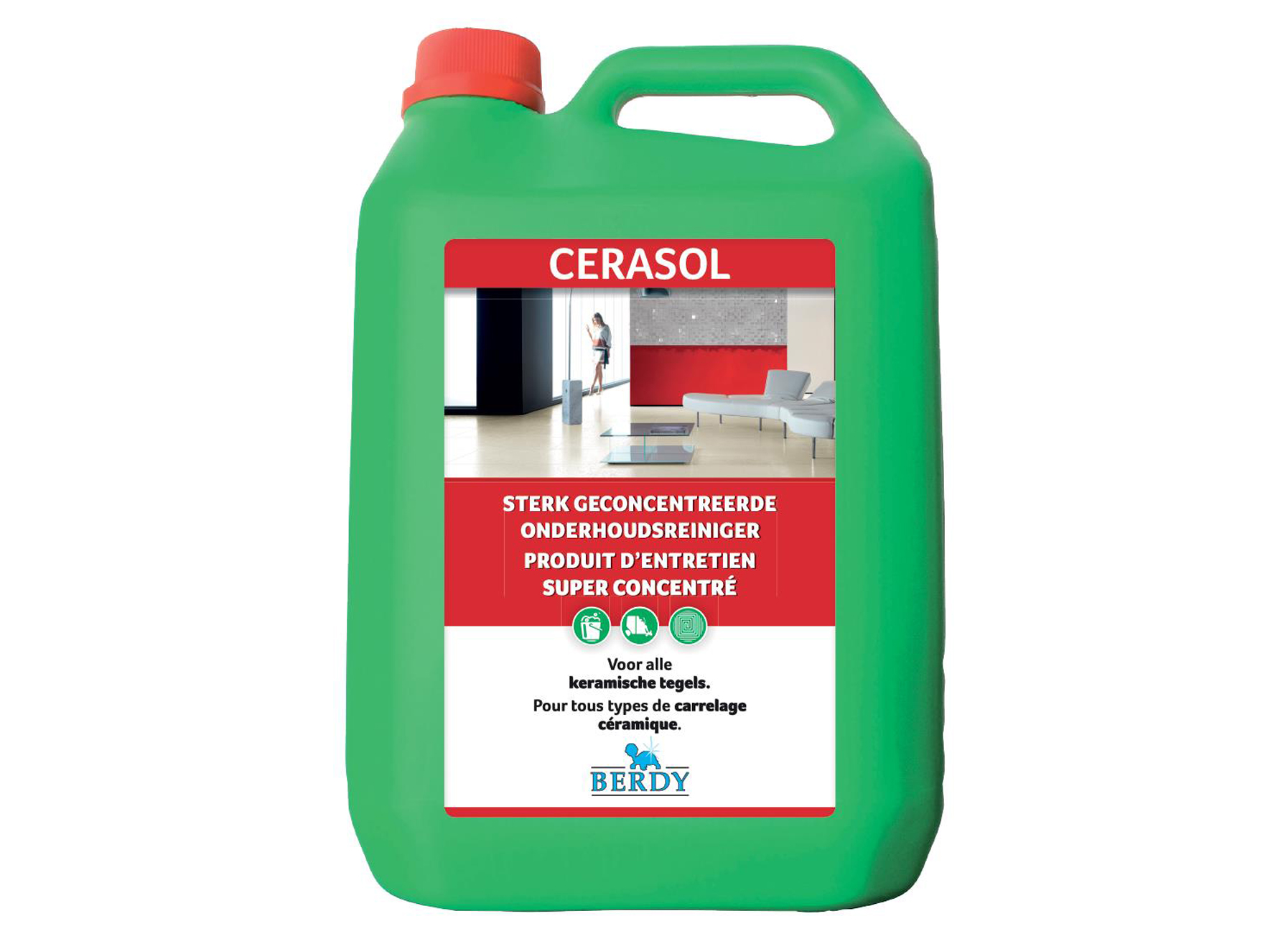 BERDY CERASOL PRODUIT D'ENTRETIEN 5L